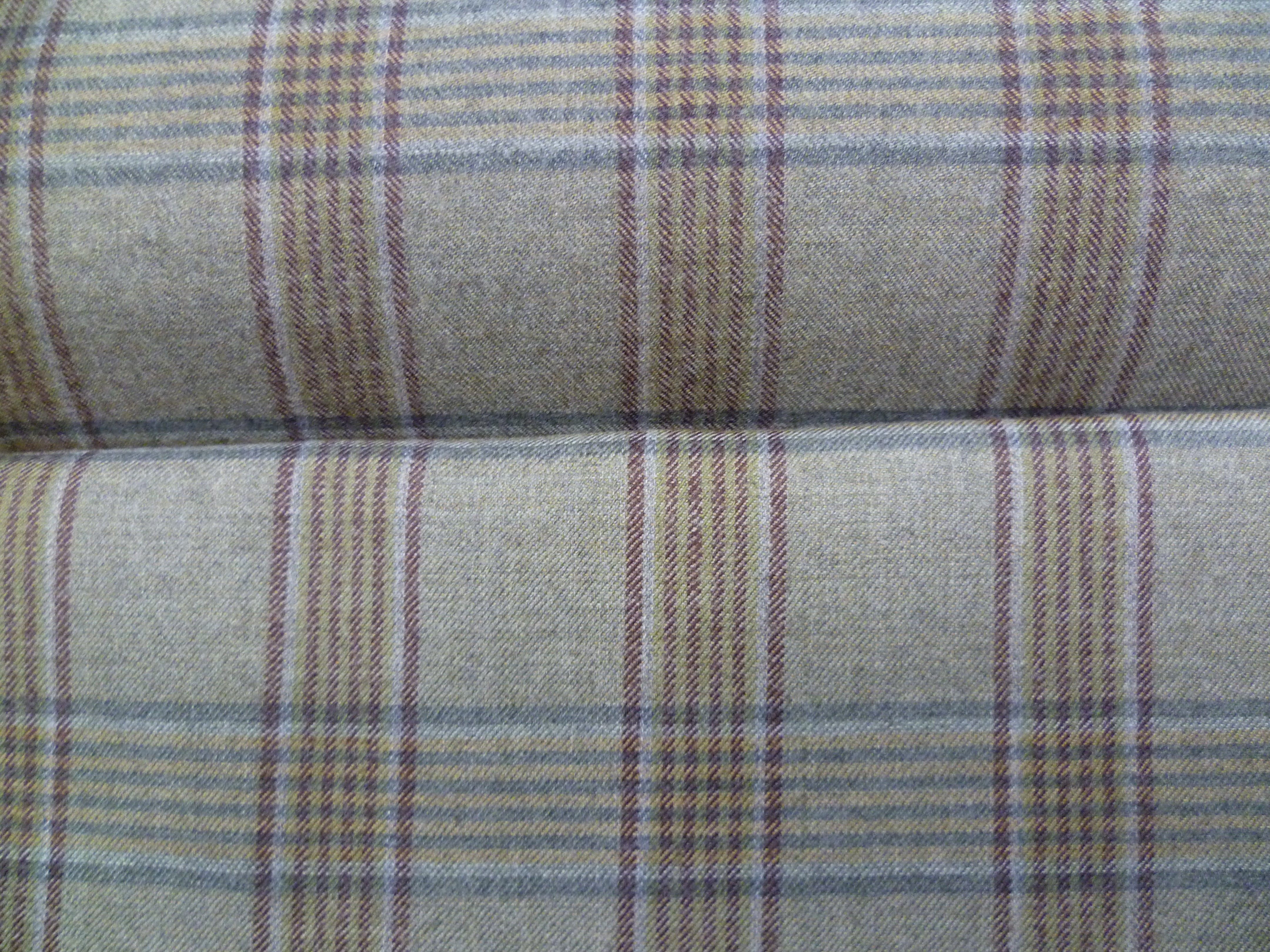 Multicolour Check Cashmere Wool Blazer Suiting