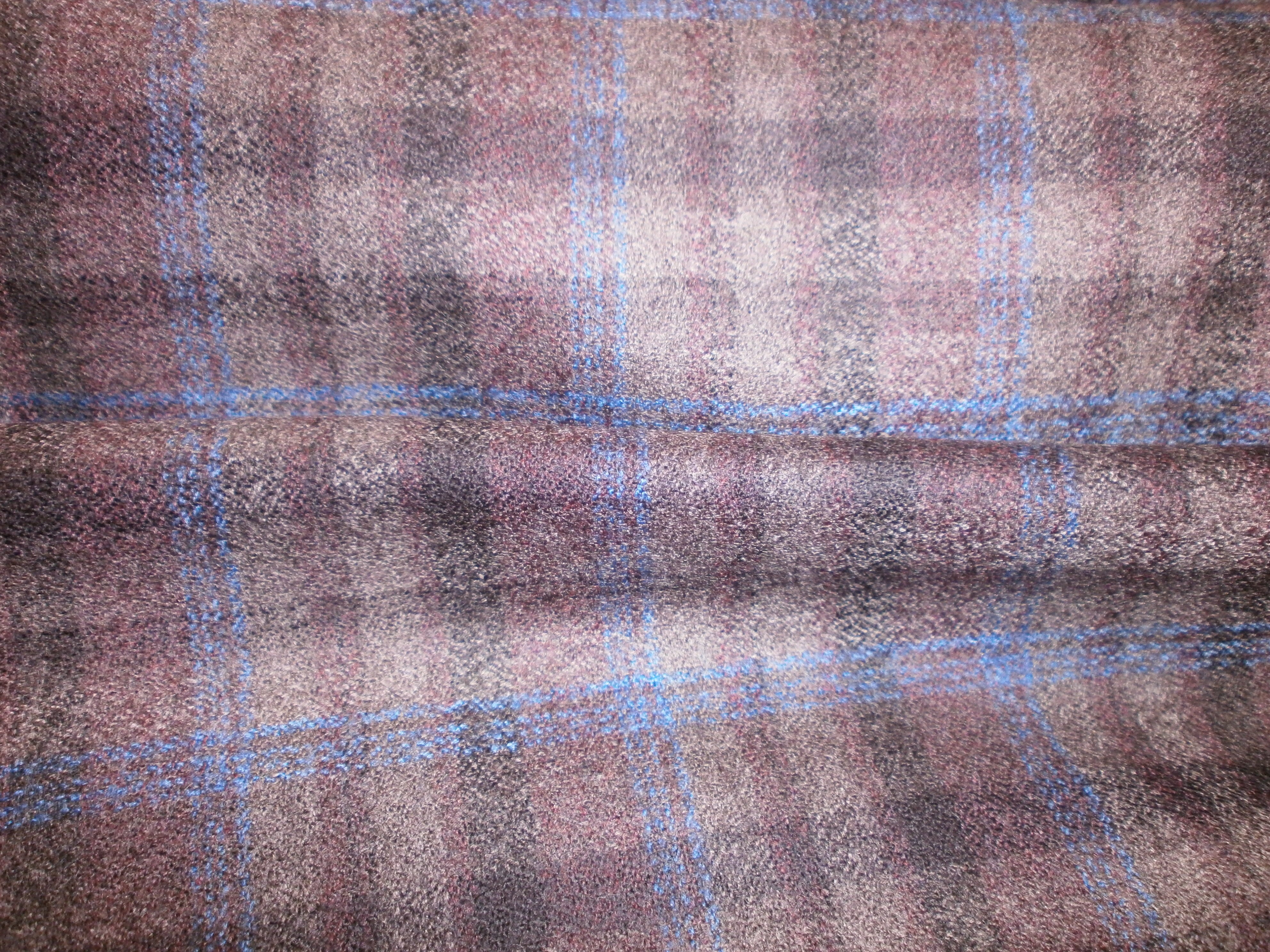 Multicolour Check Cashmere Wool Blazer Suiting