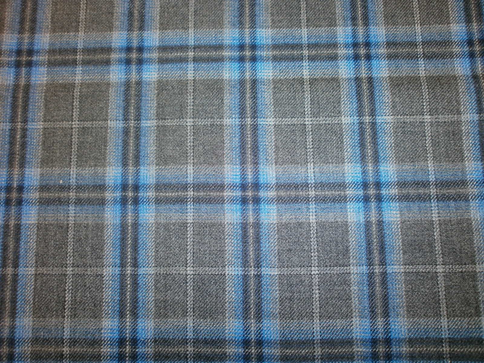 Multicolour Check Cashmere Wool Blazer Suiting