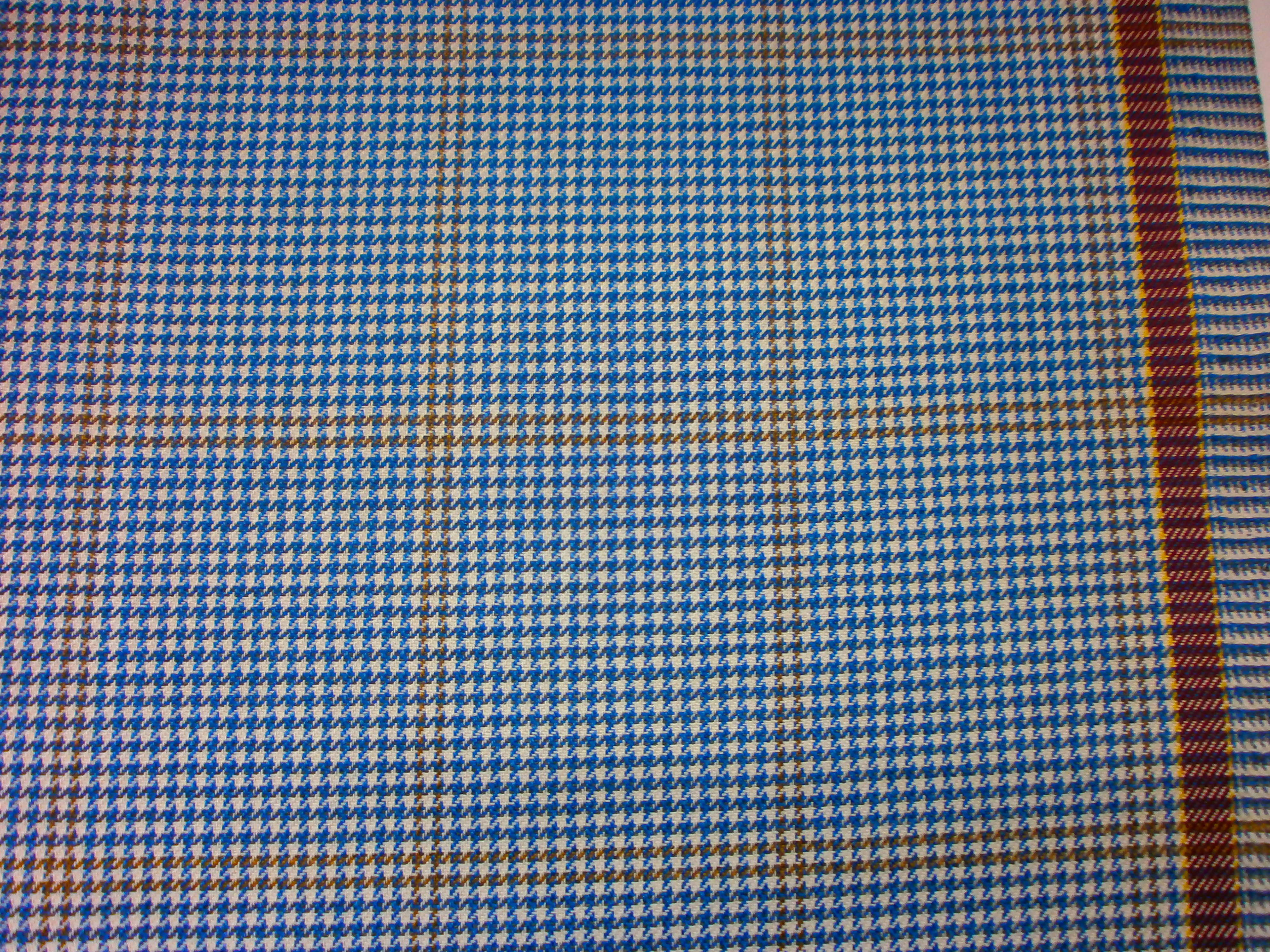 Multicolour Check Cashmere Wool Blazer Suiting