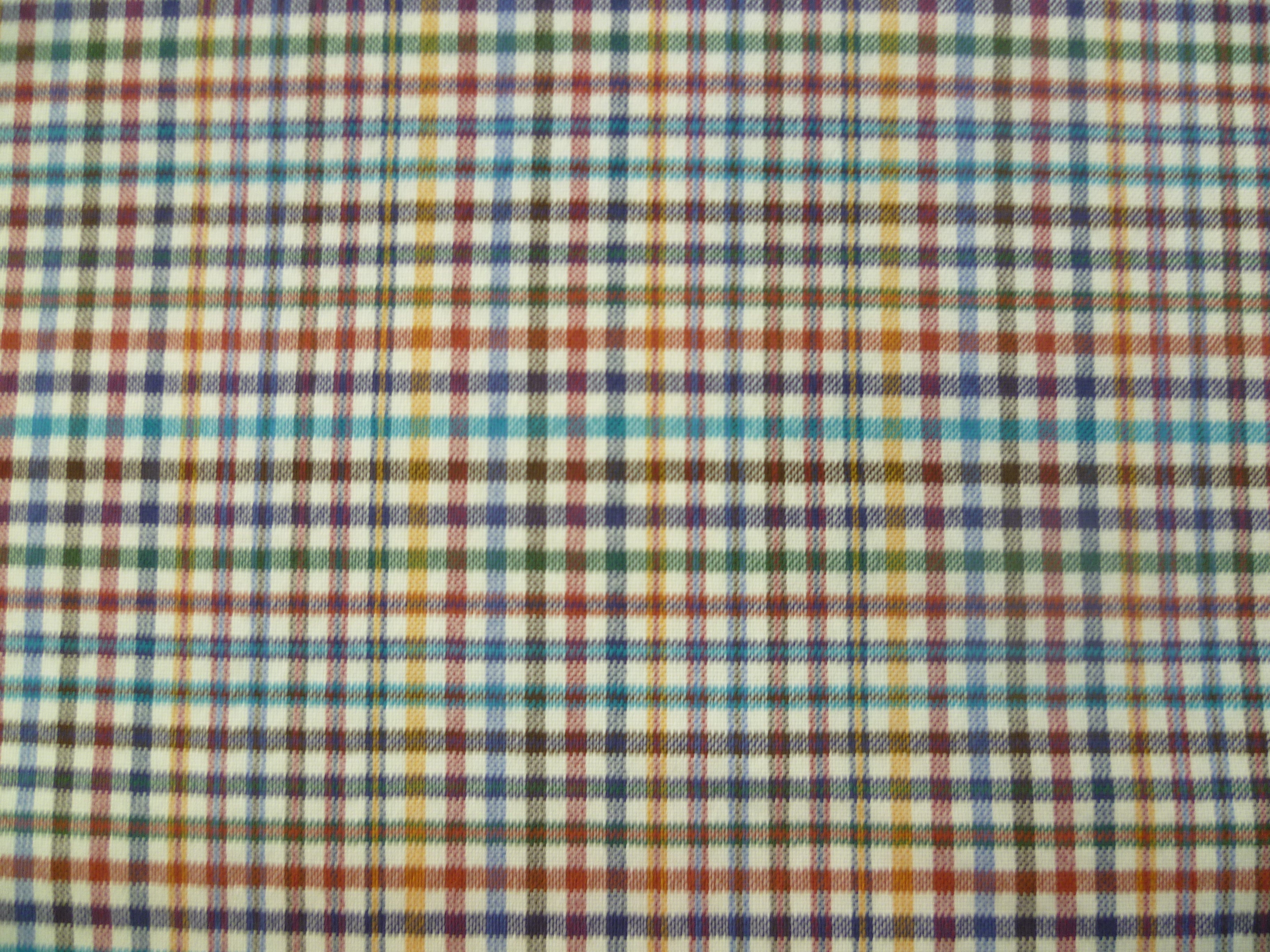 Multicolour Check Cotton Blazer Shirting