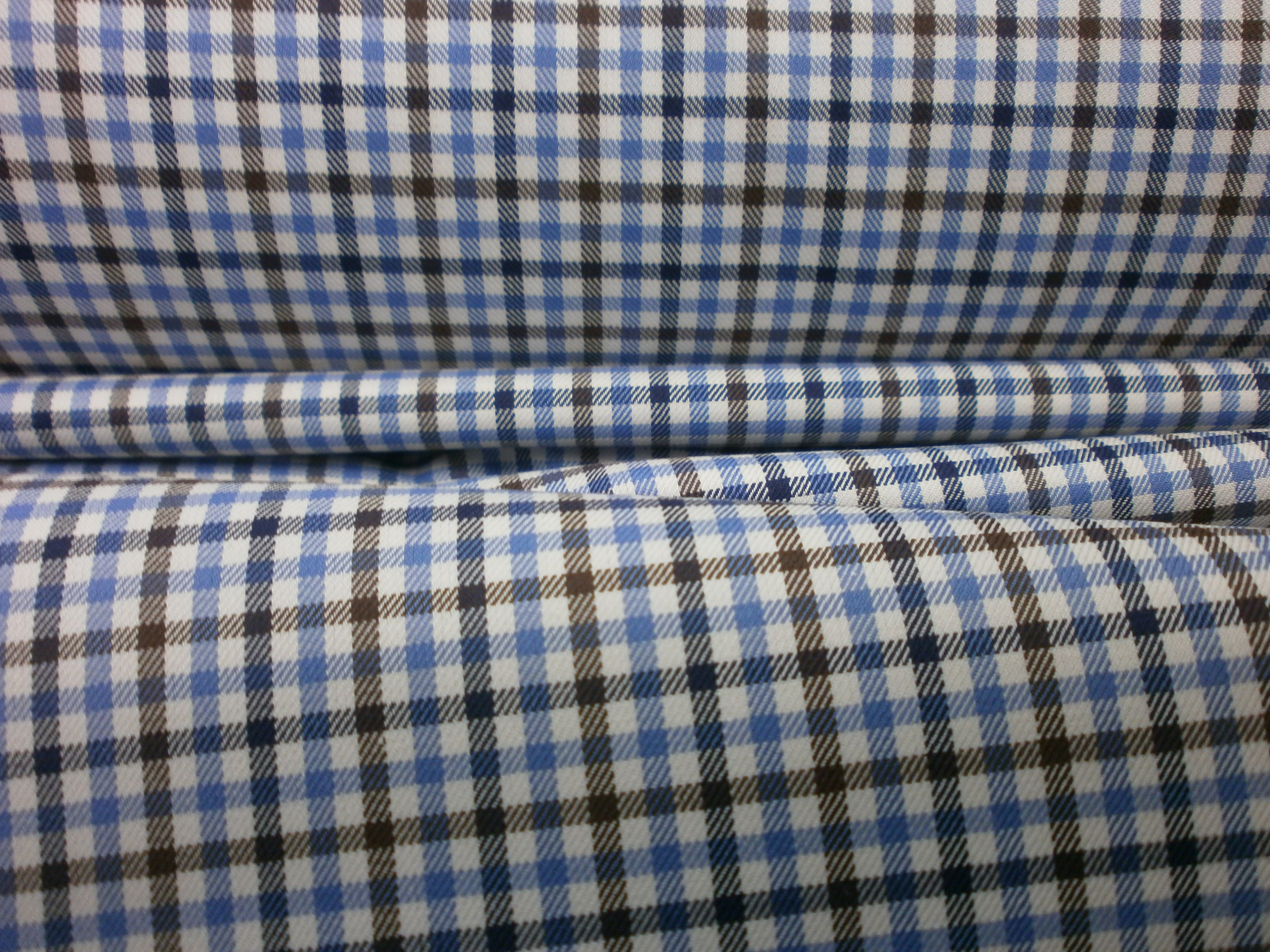 Multicolour Check Cotton Dresses Shirting