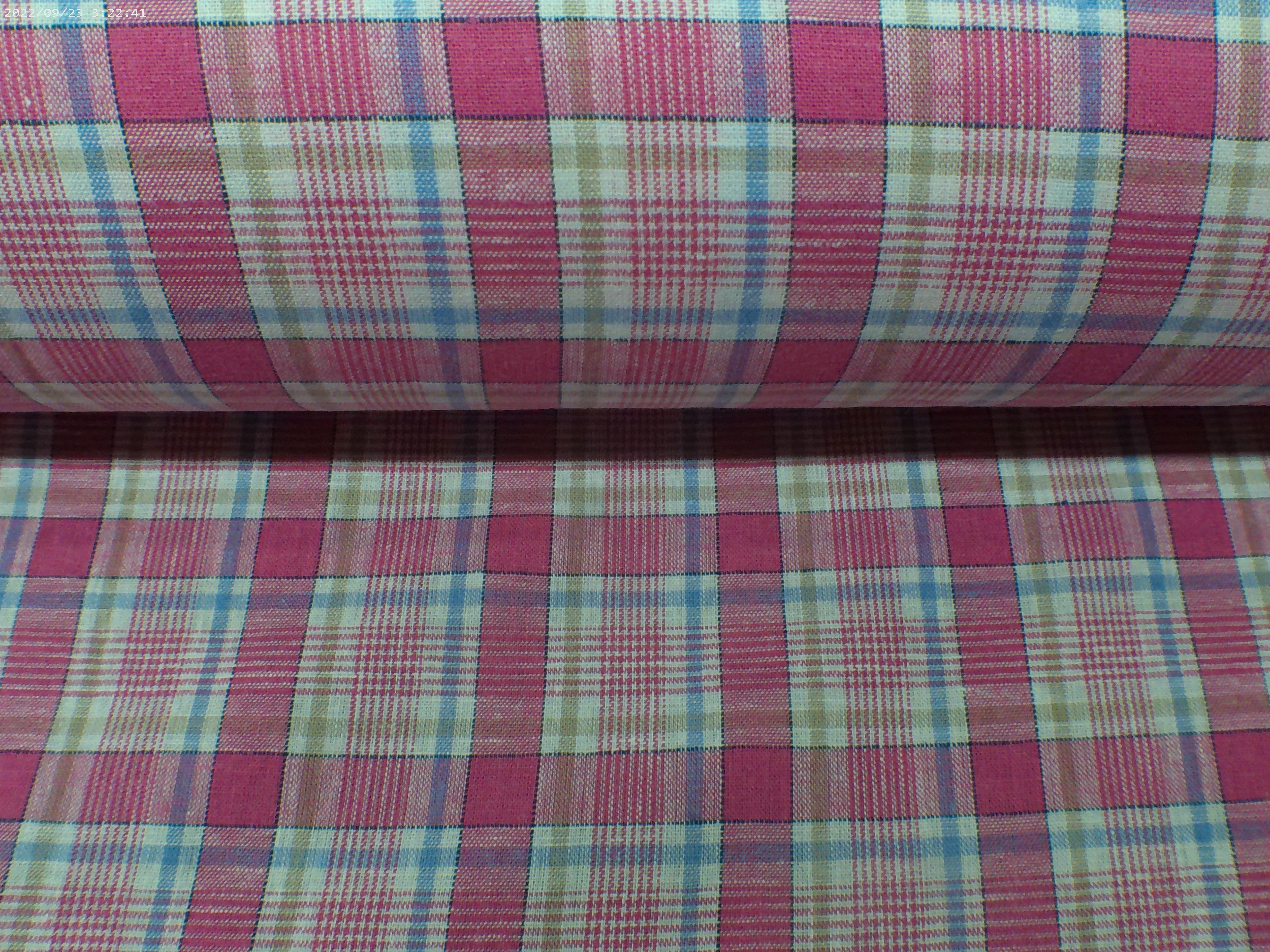 Multicolour Check Linen Cotton Shirting