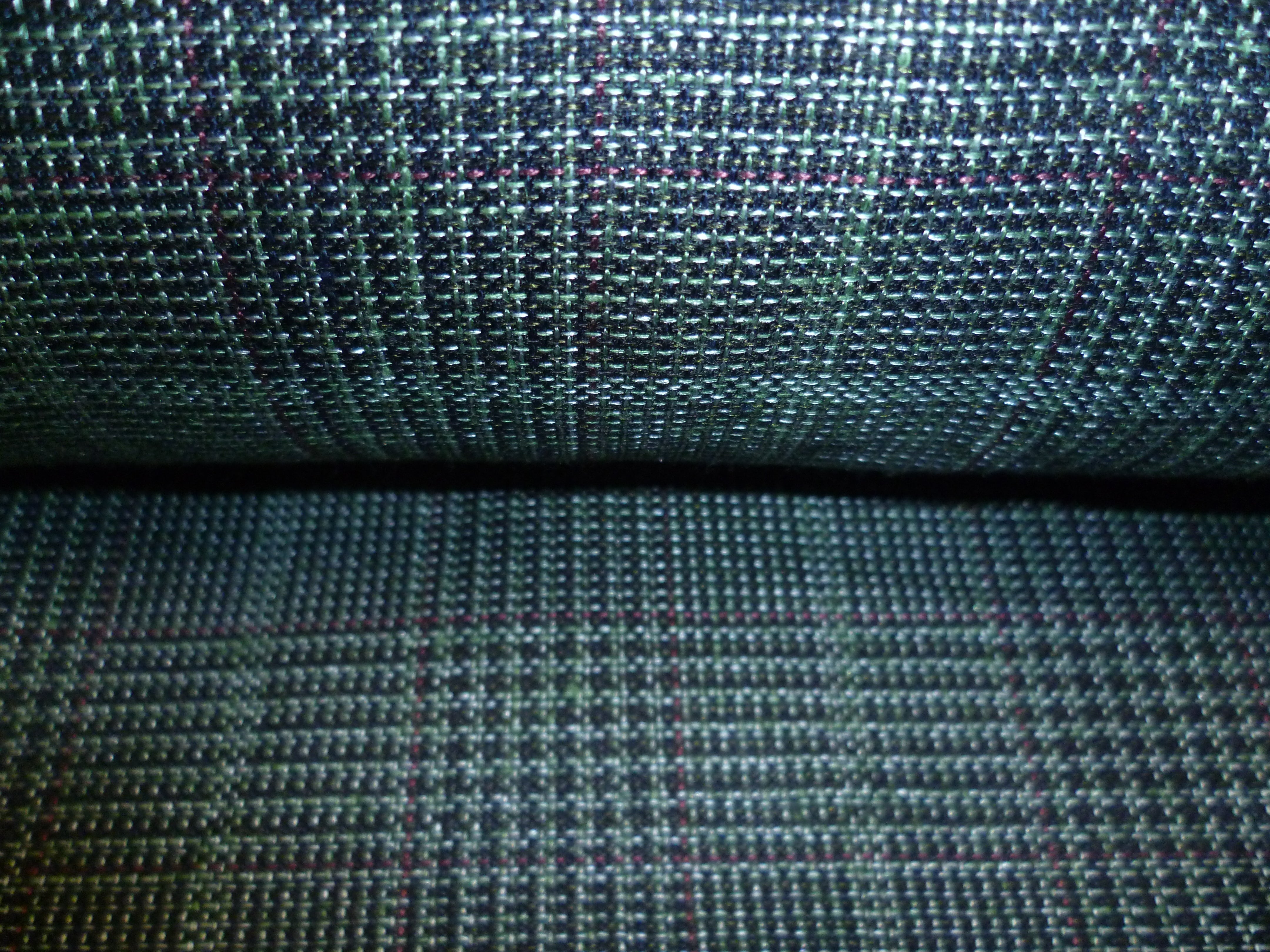 Multicolour Check Silk Linen Wool Blazer Suiting