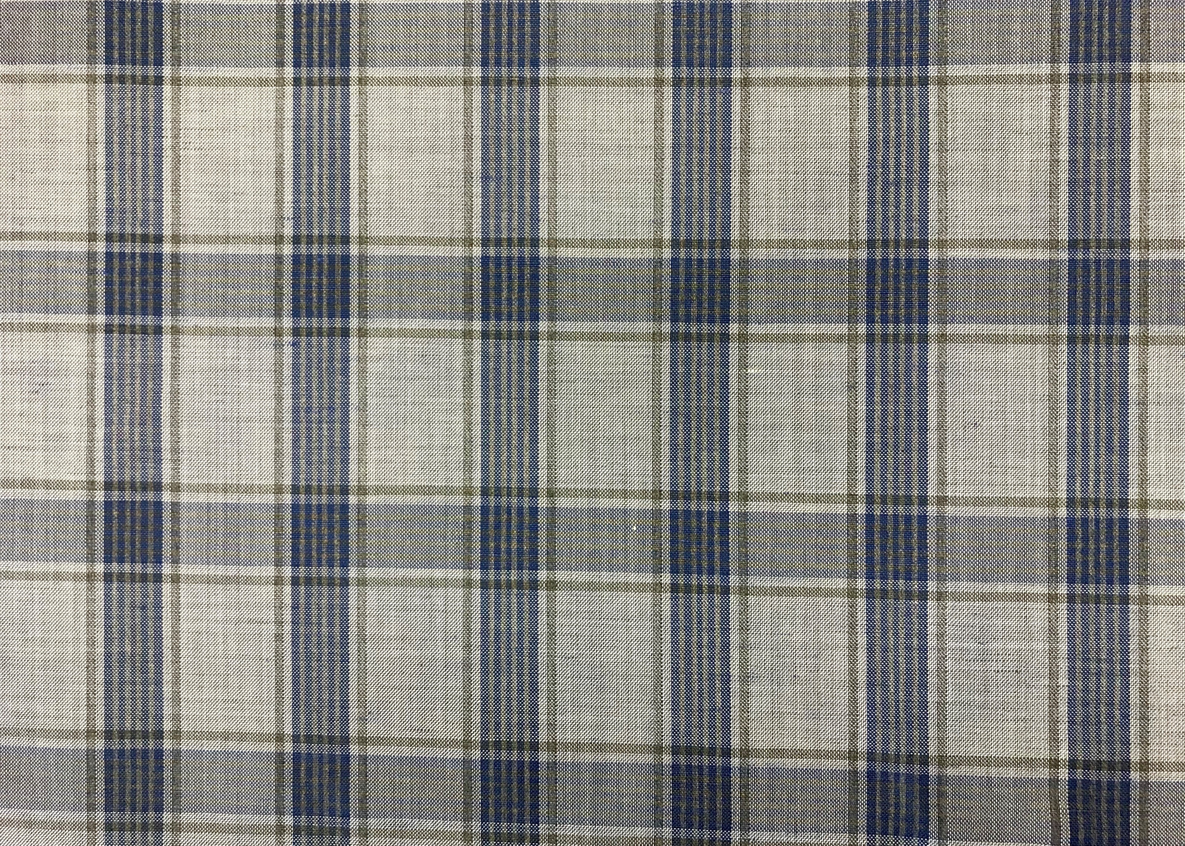 Multicolour Check Silk Linen Wool Blazer Suiting