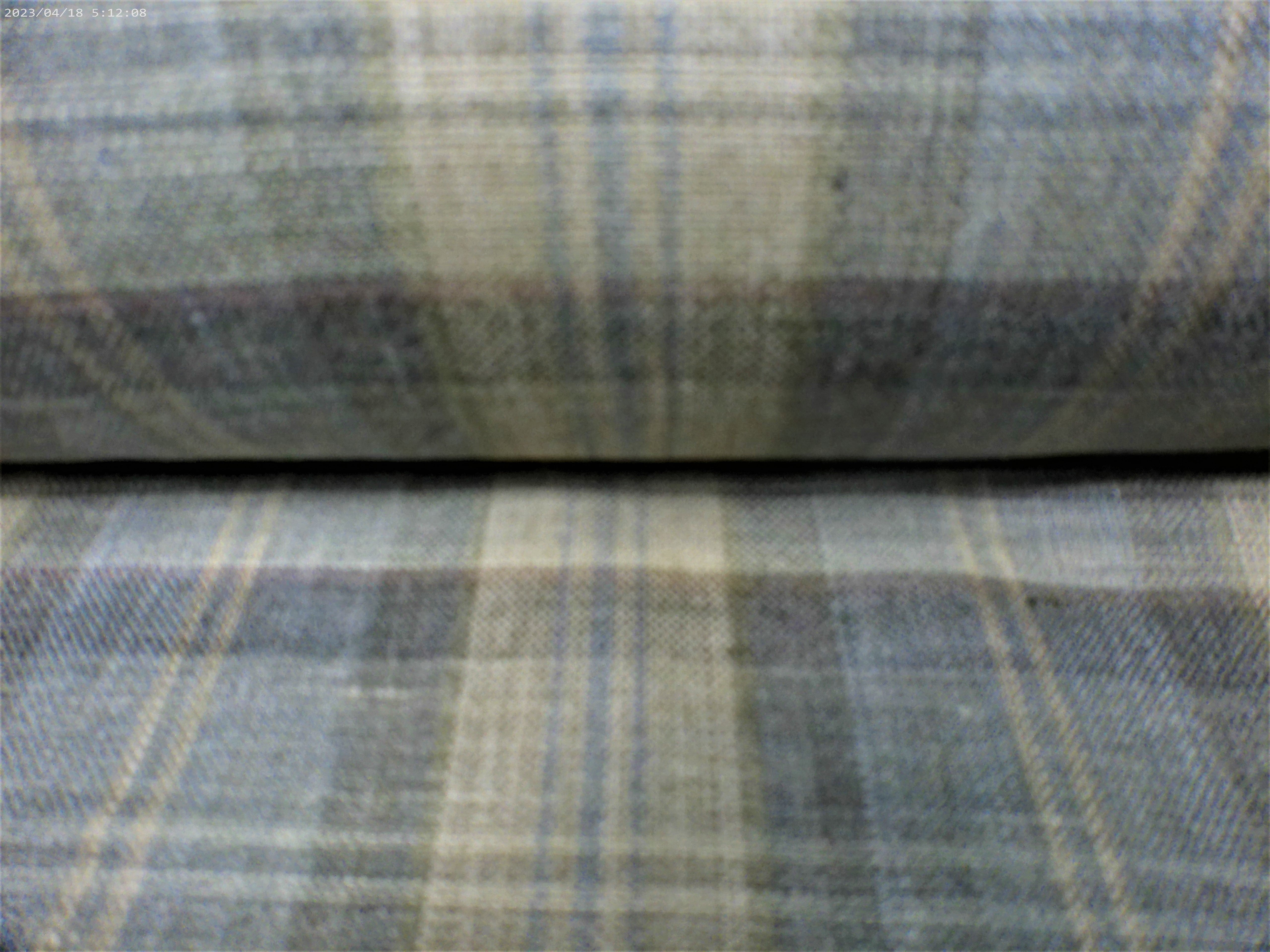 Multicolour Check Silk Linen Wool Suiting