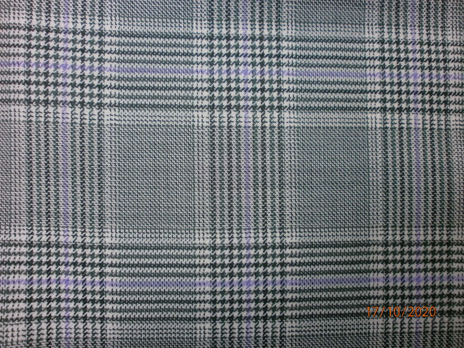 Multicolour Check Silk Wool Blazer Suiting