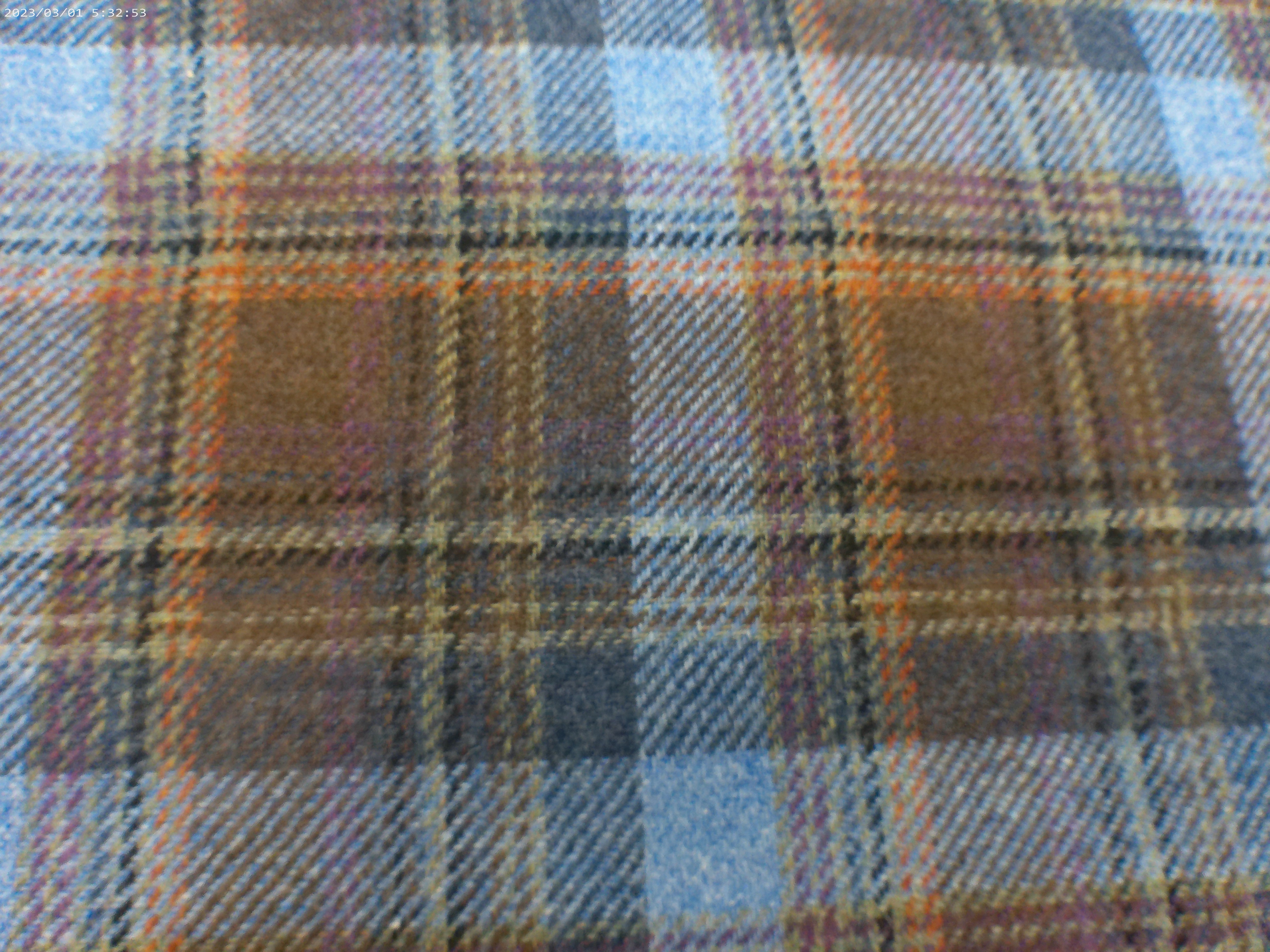 Multicolour Check Wool Blazer Coating