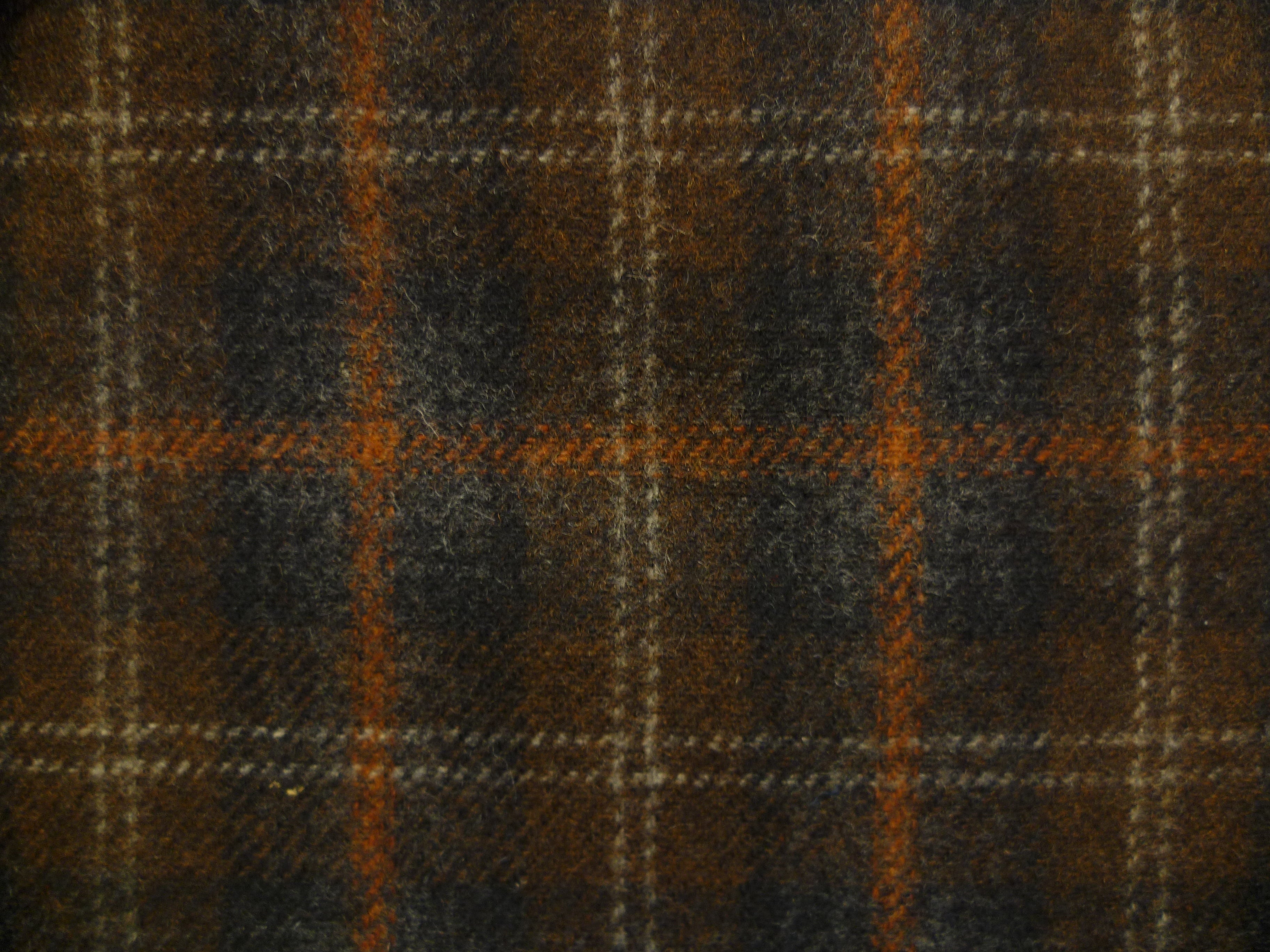 Multicolour Check Wool Blazer Coating