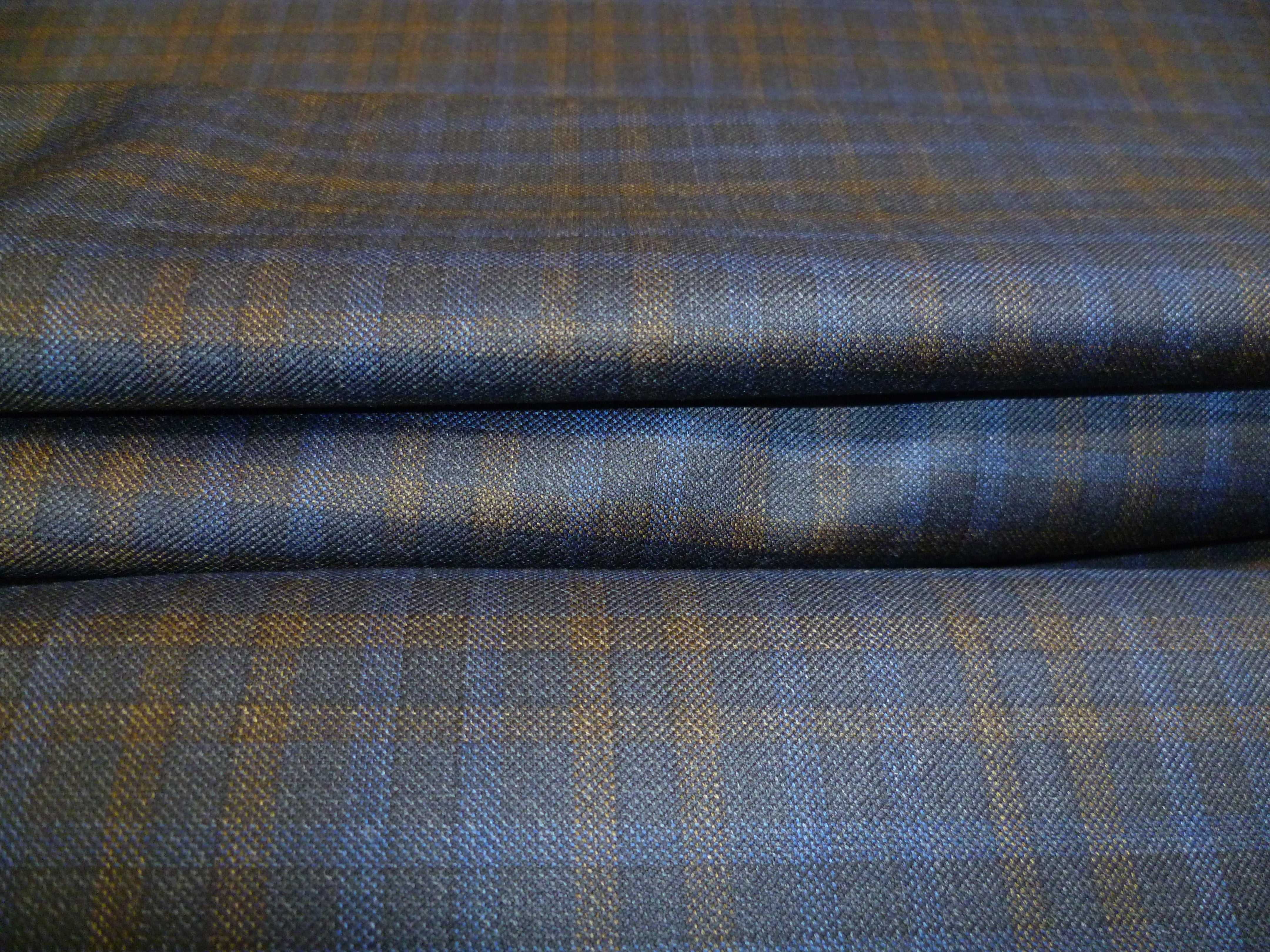 Multicolour Check Wool Blazer Suiting
