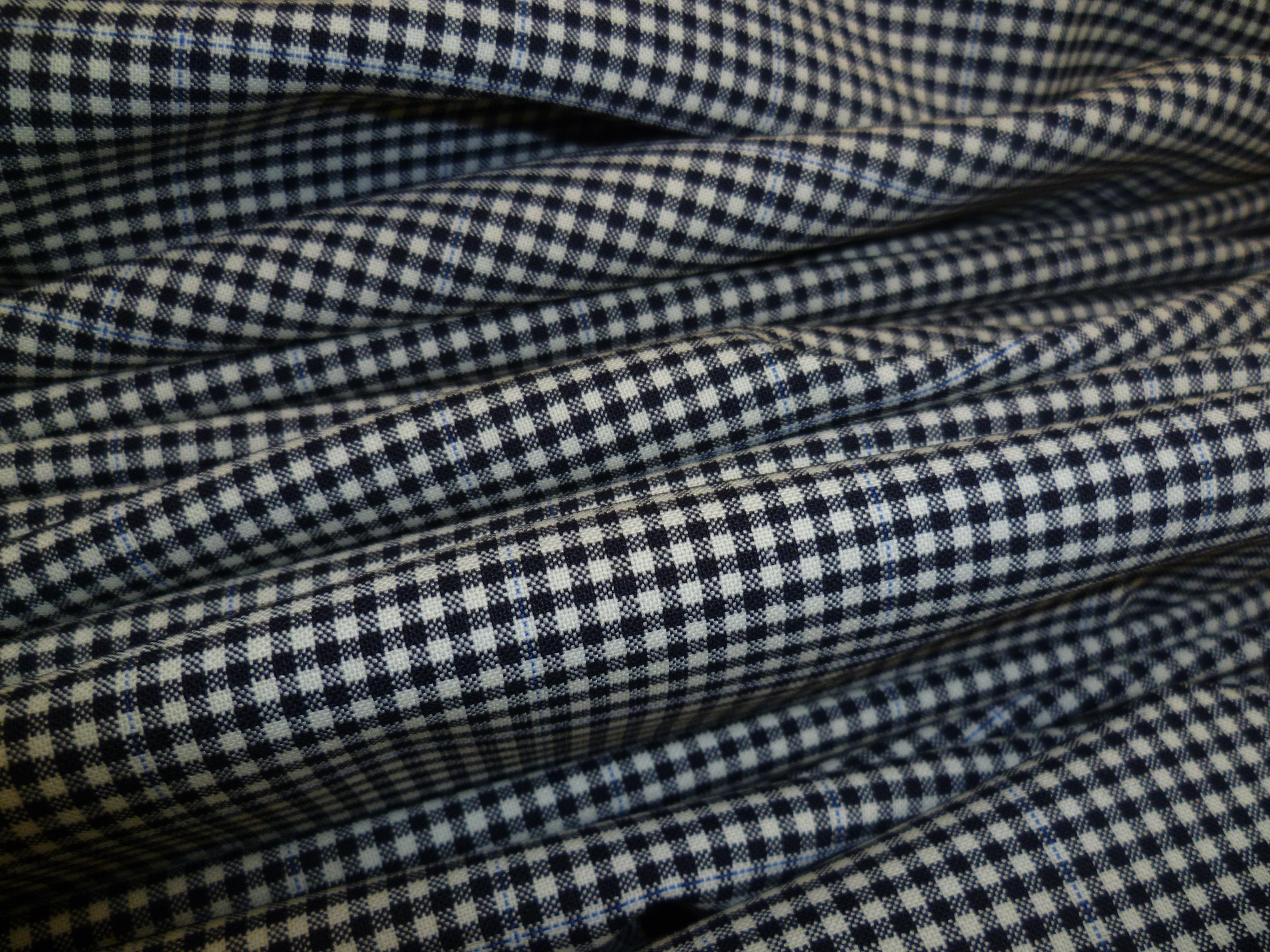 Multicolour Check Wool Blazer Suiting