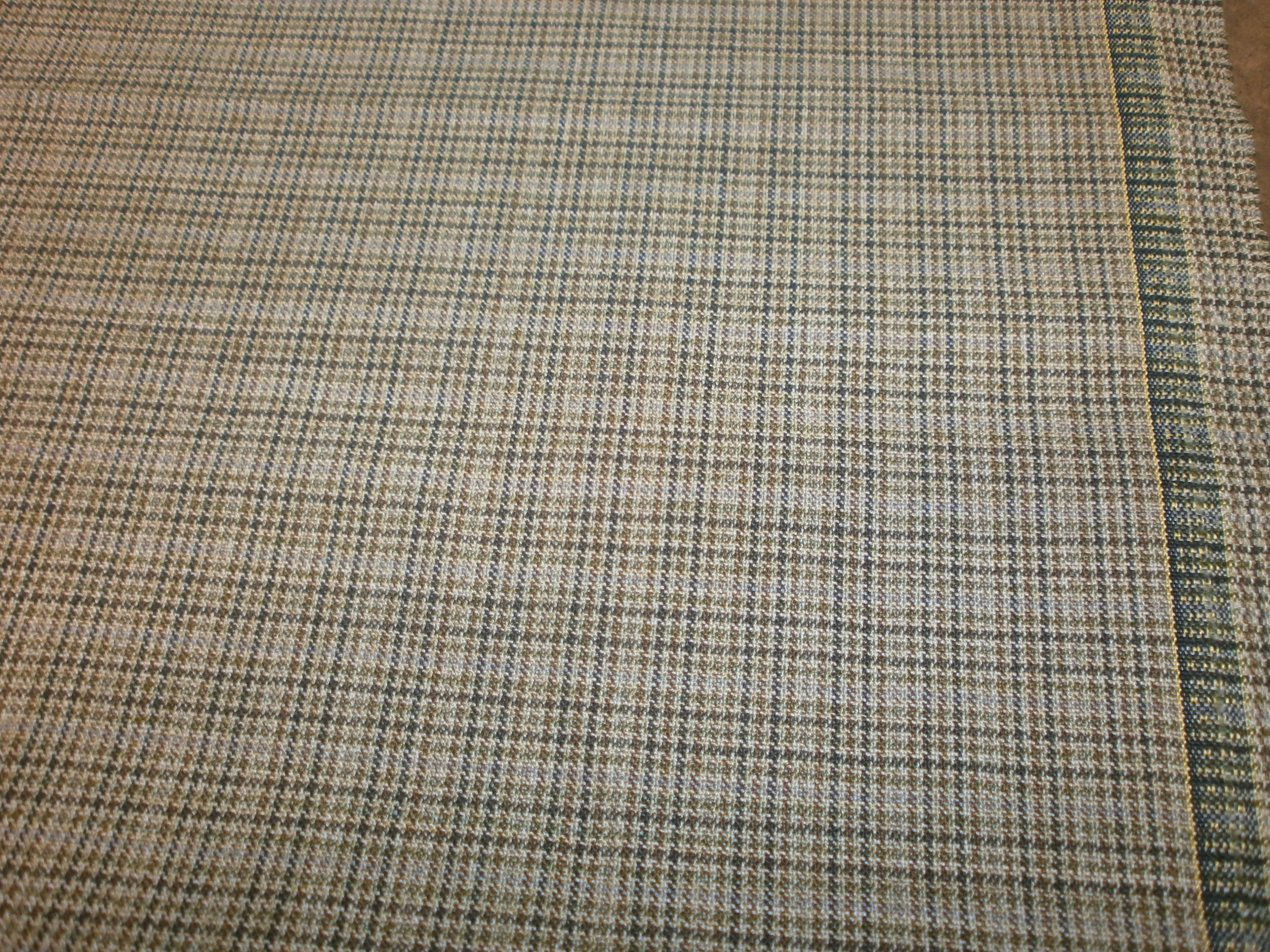 Multicolour Check Wool Blazer Suiting