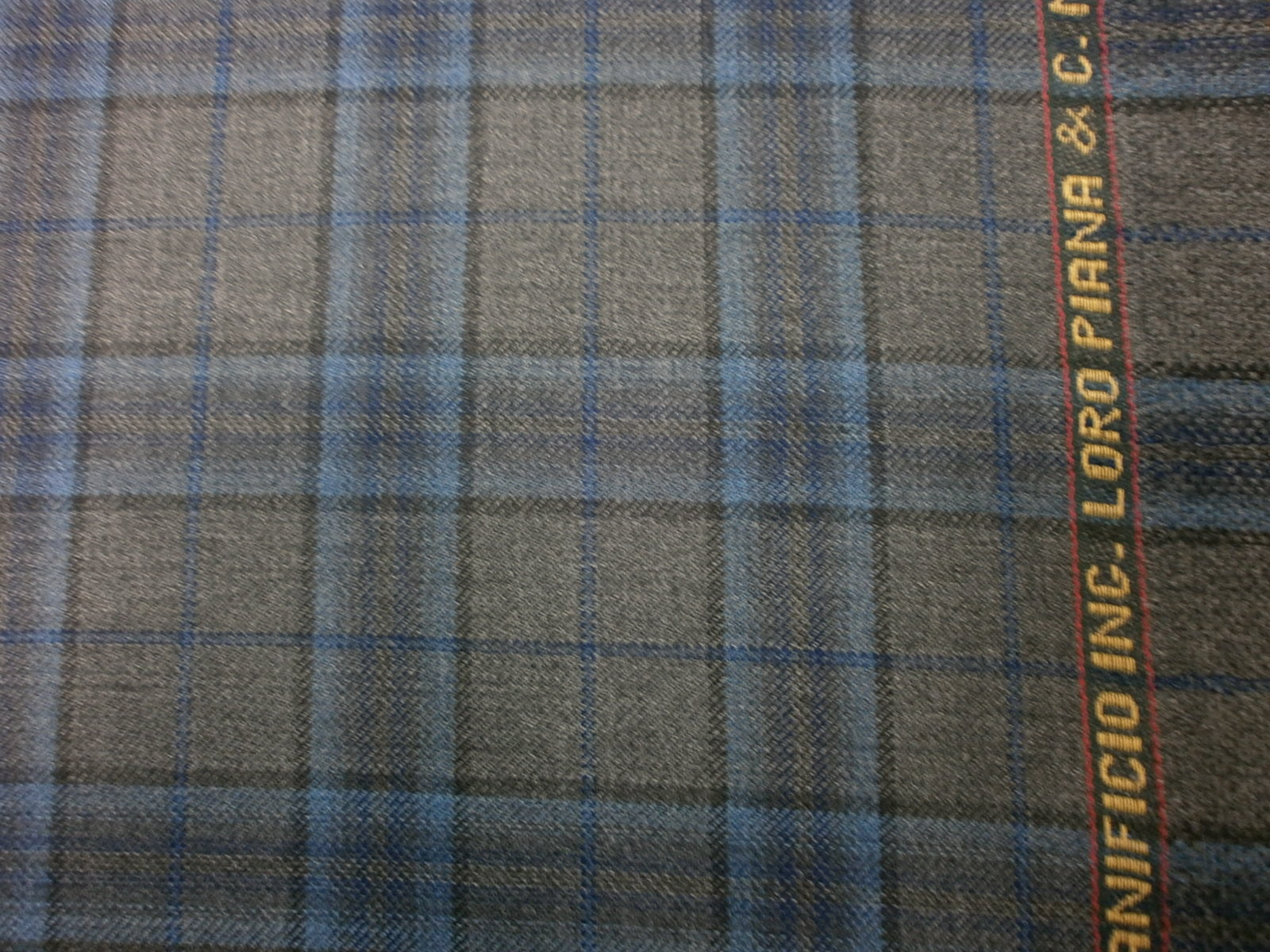 Multicolour Check Wool Blazer Suiting