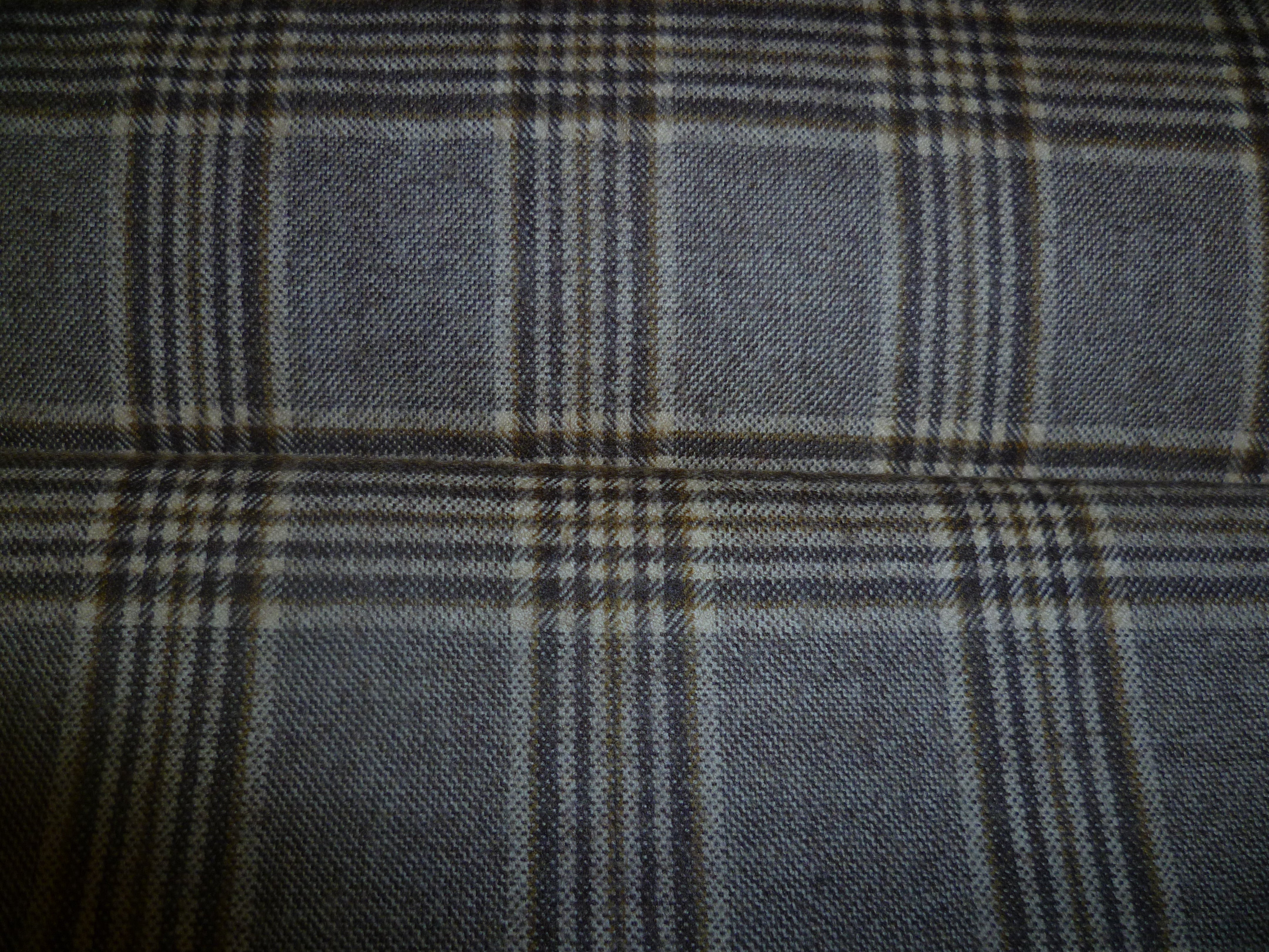 Multicolour Check Worsted Wool Blazer Suiting