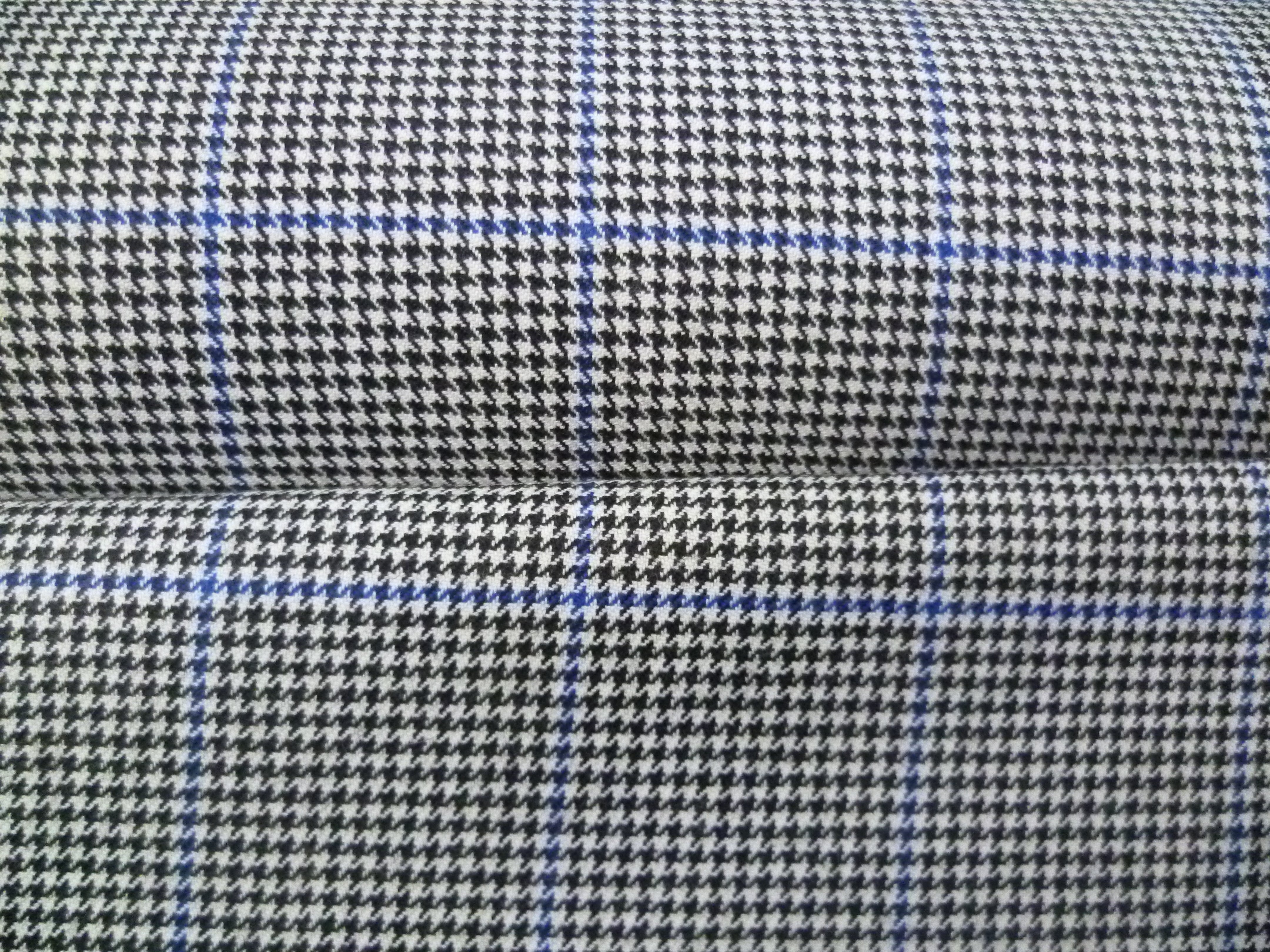 Multicolour Check Wool Blazer Suiting