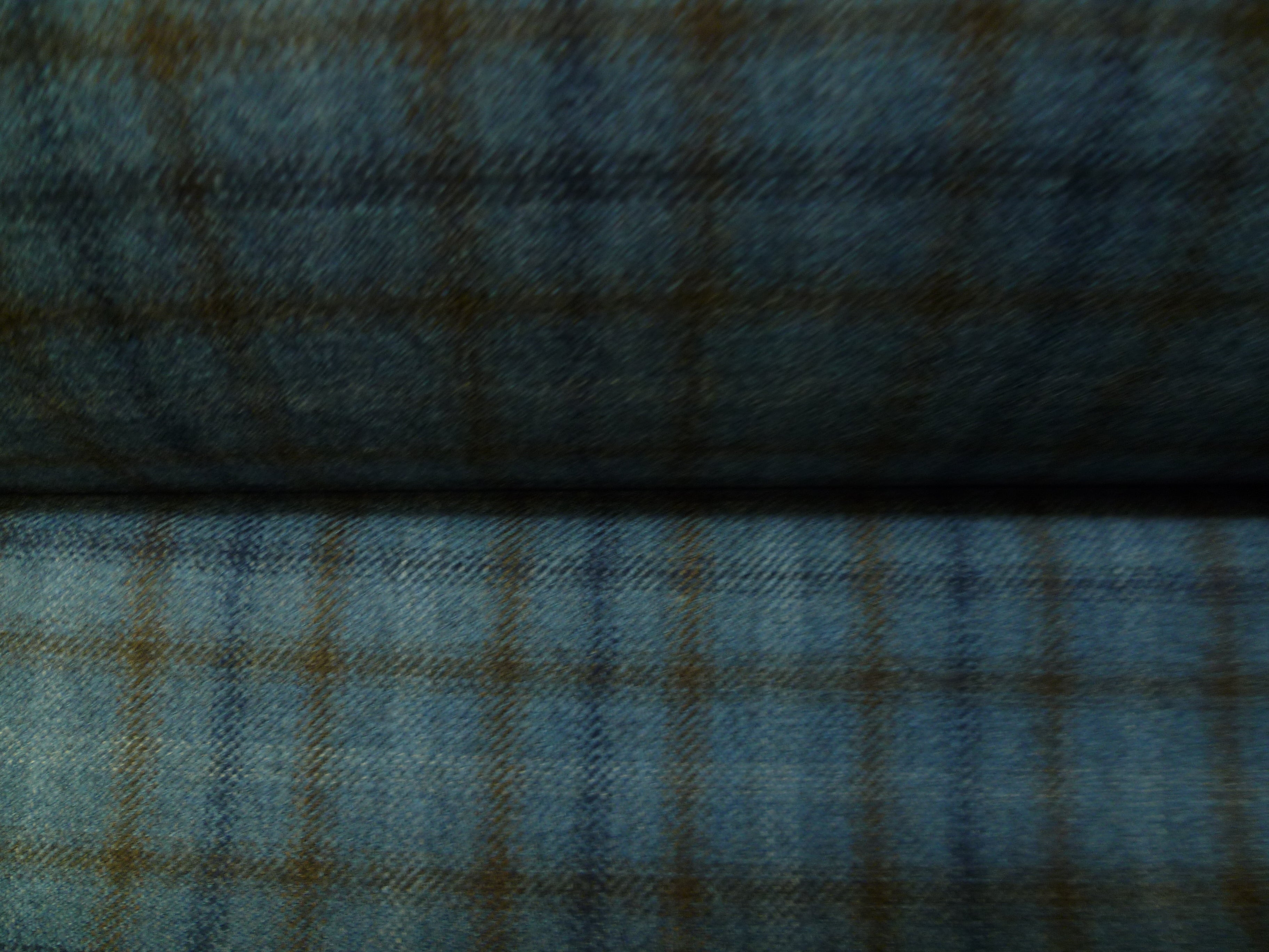 Multicolour Check Wool Cashmere Blazer