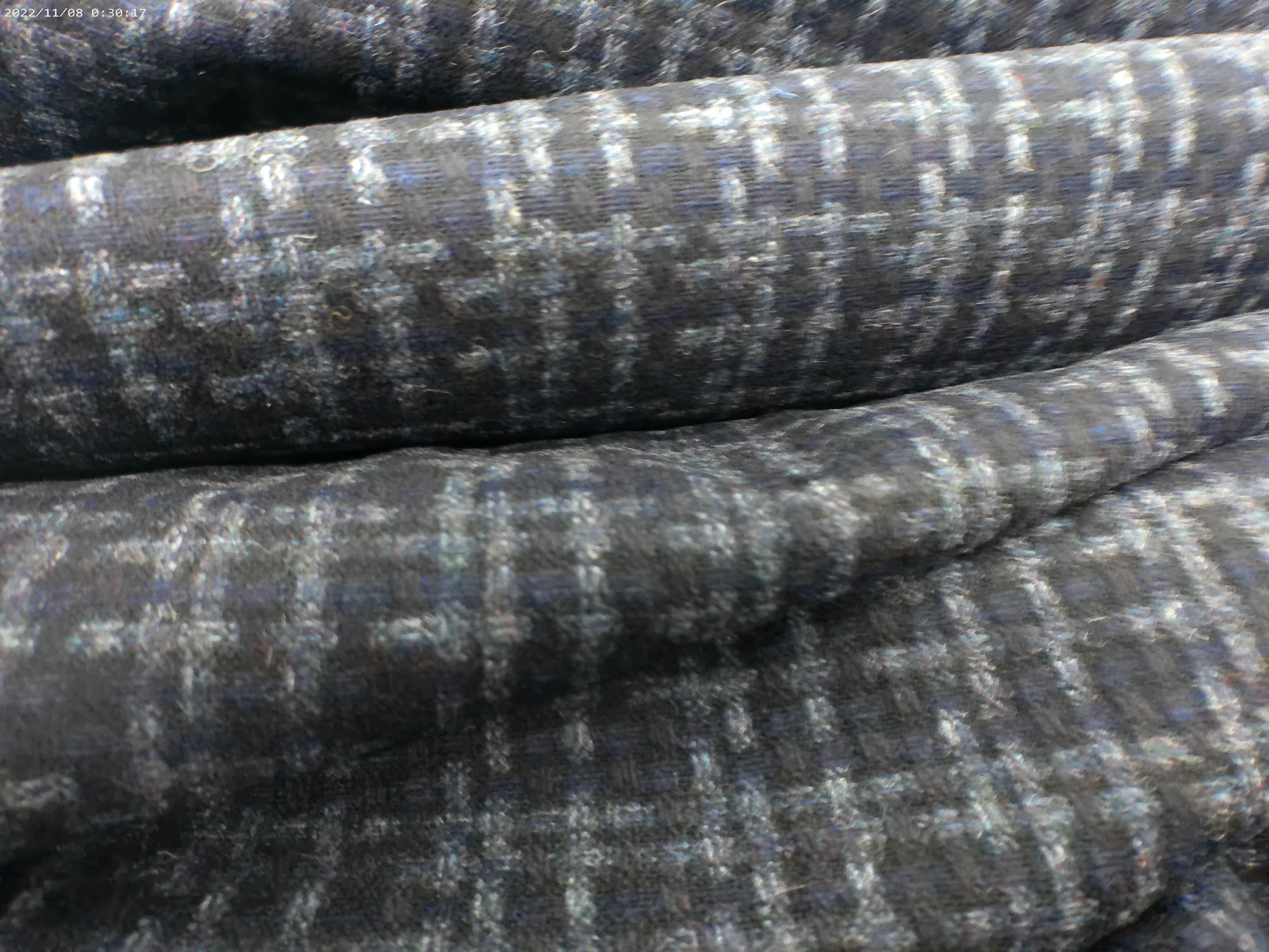 Multicolour Check Wool Cotton Cashmere Blazer