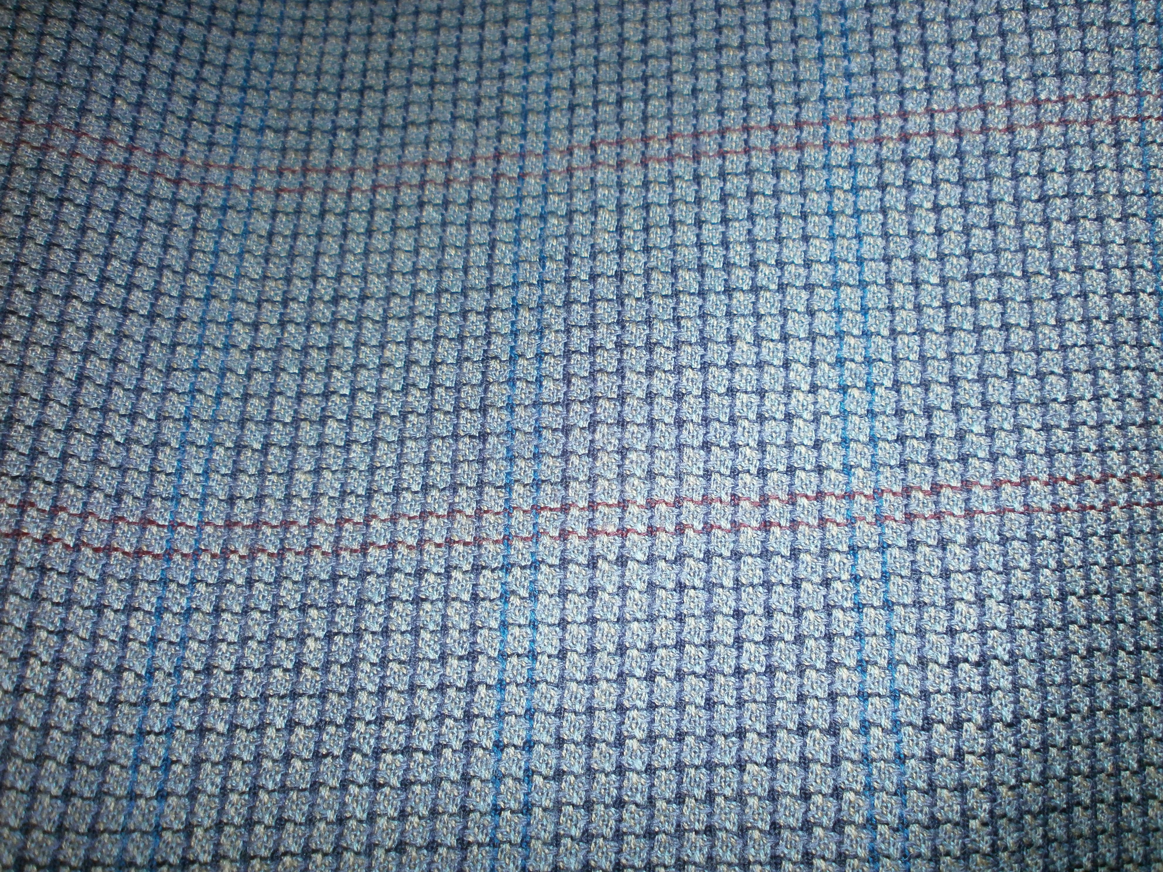 Multicolour Check Wool Suiting