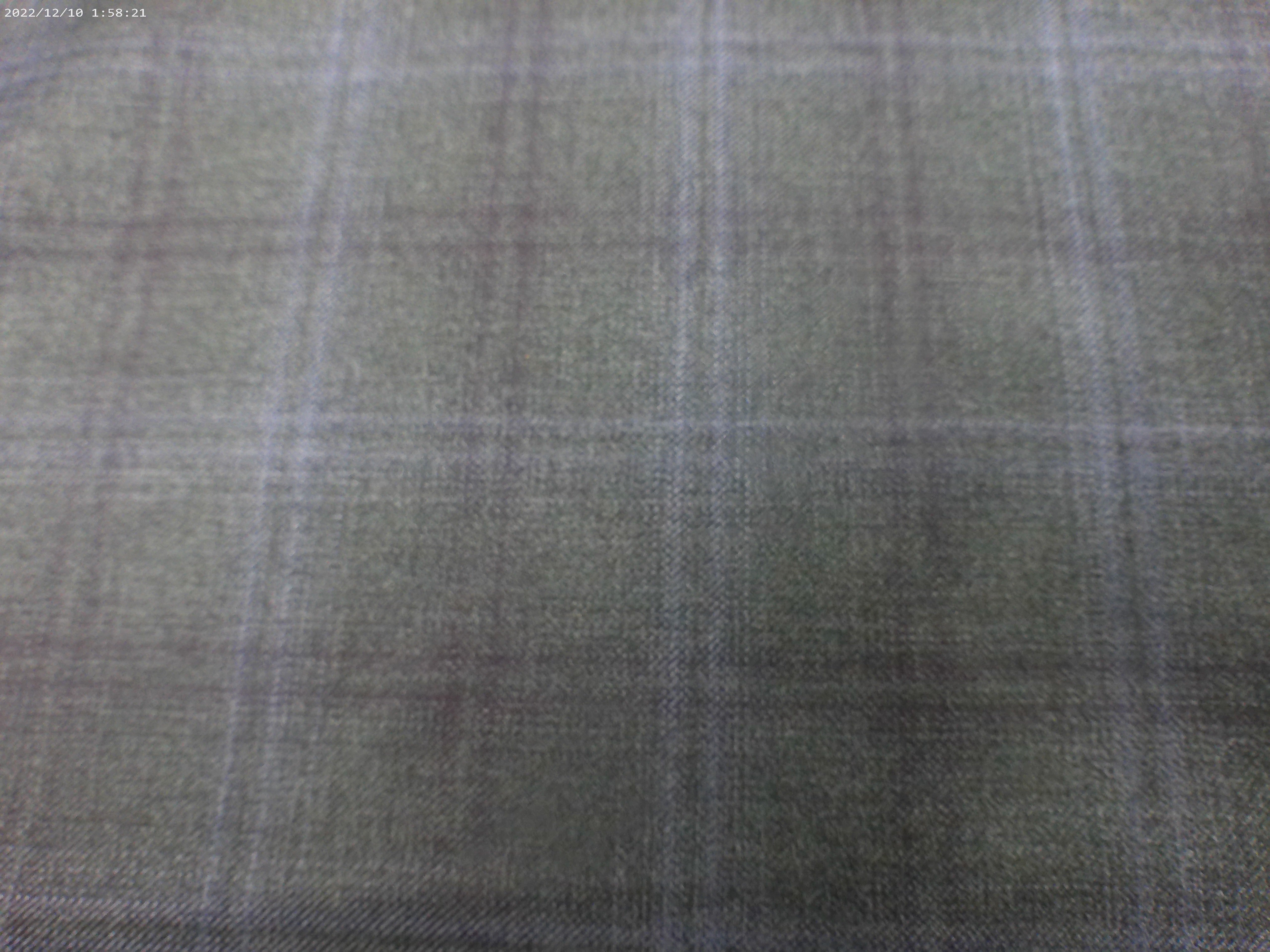 Multicolour Check Worsted Wool Suiting