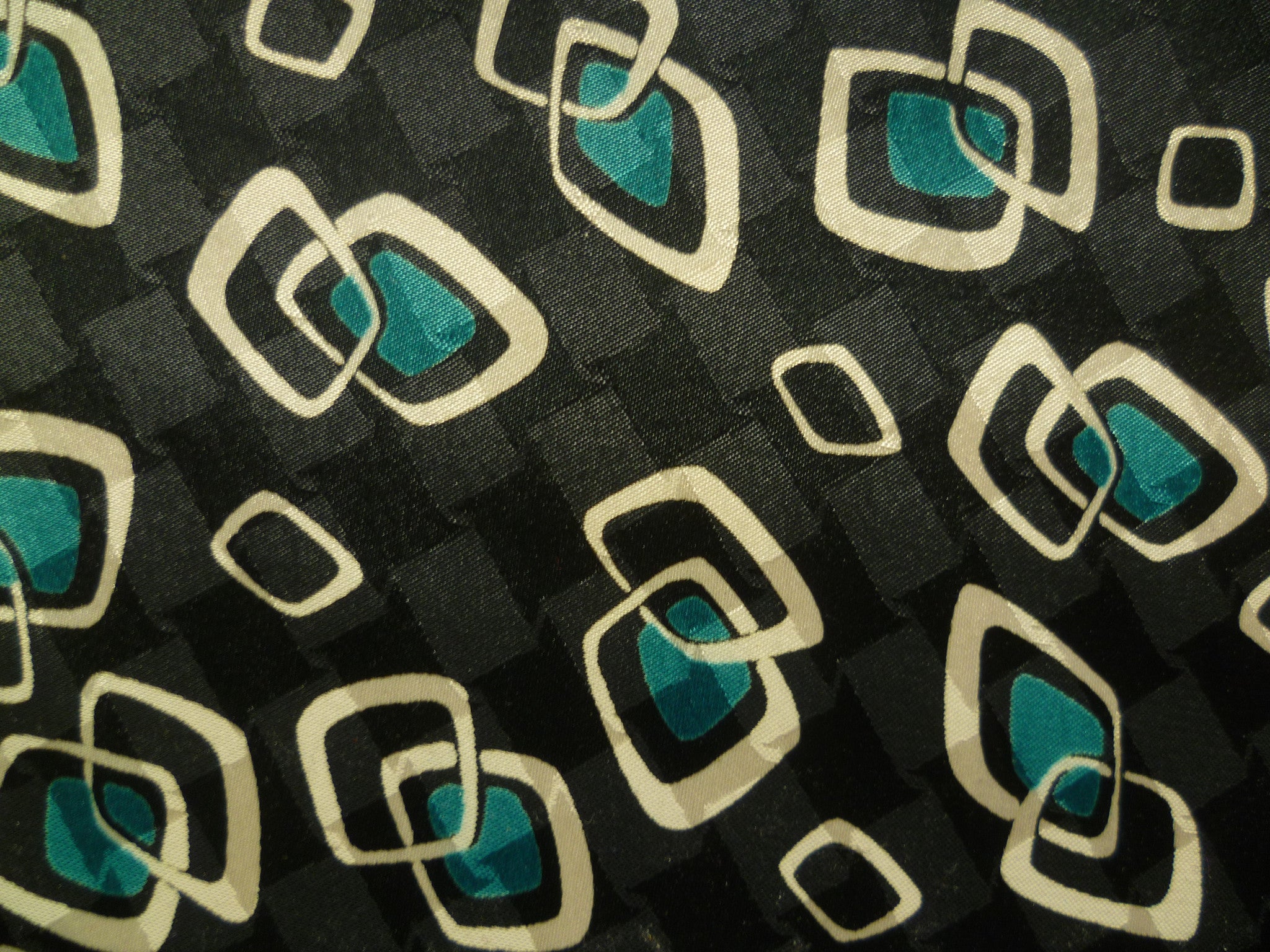 Multicolour Geometric Silk Accessories Dresses