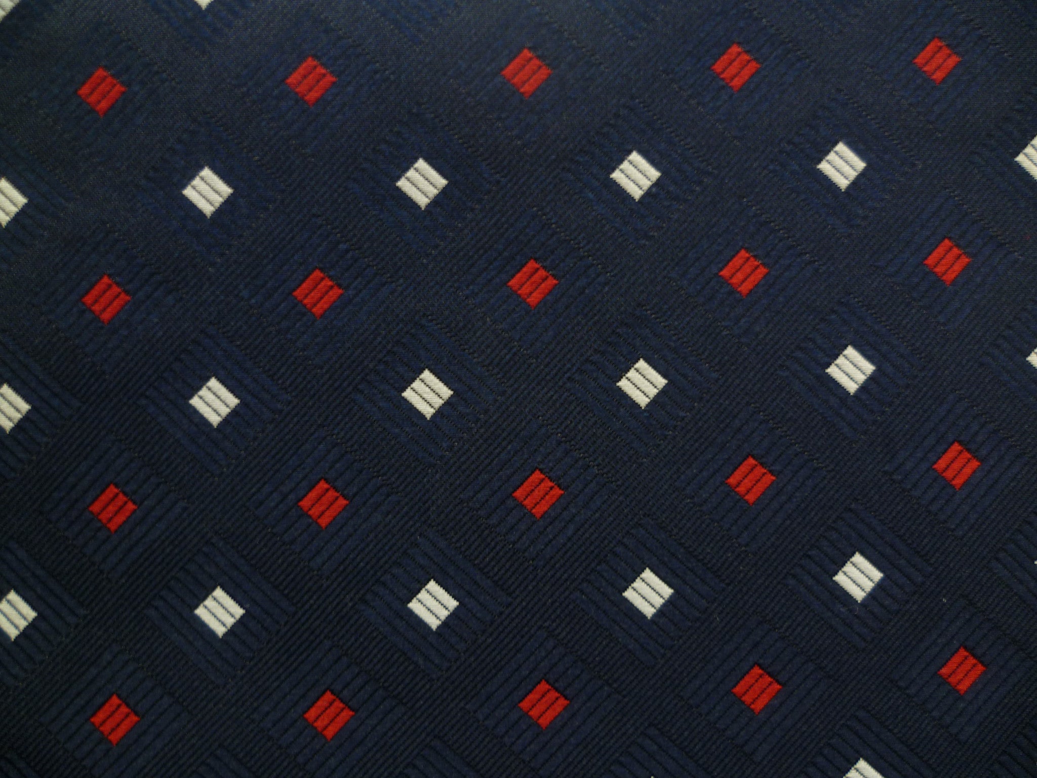 Multicolour Geometric Silk Accessories Formal
