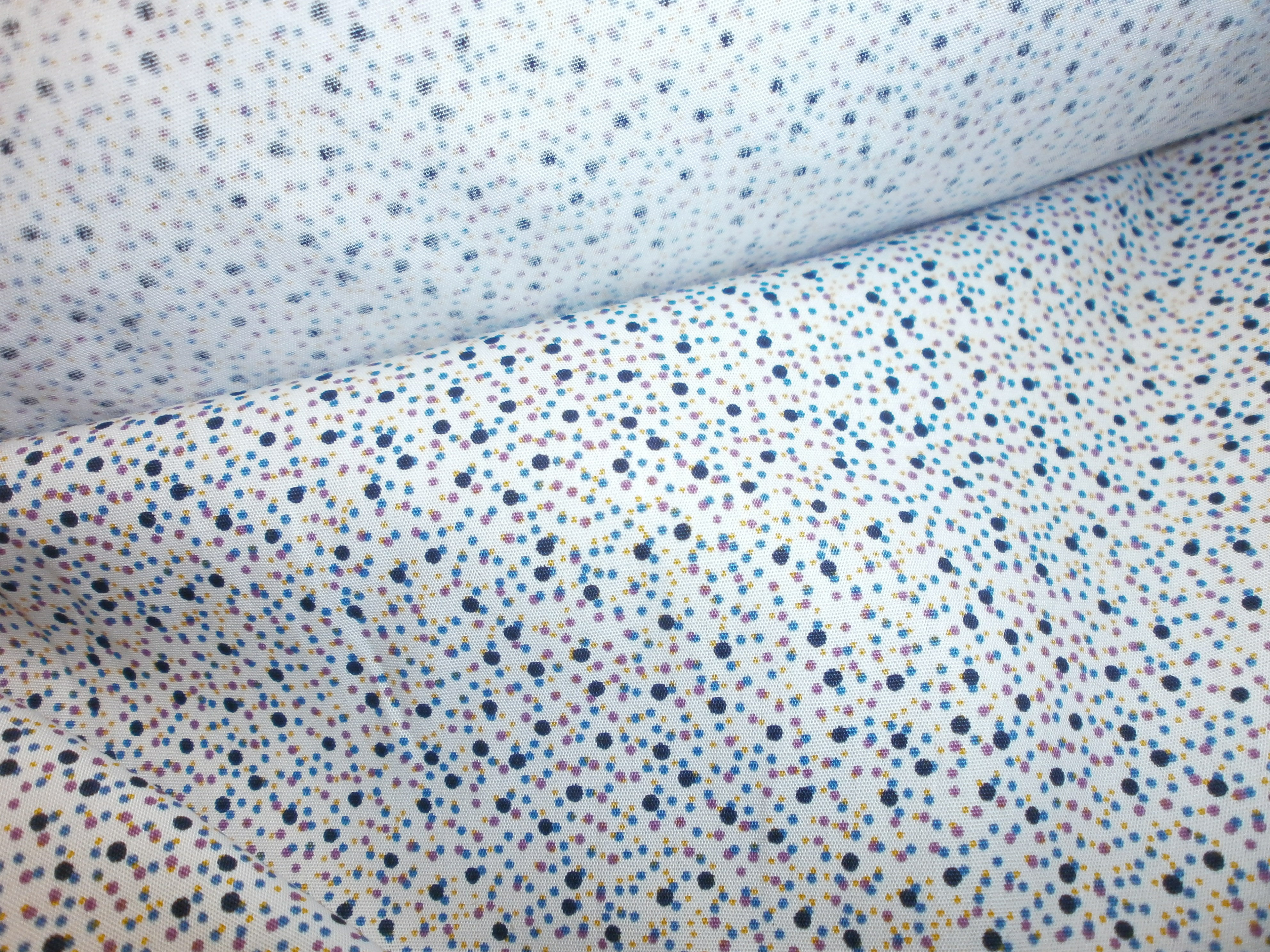 Multicolour Pin Dot Cotton Dresses Shirting