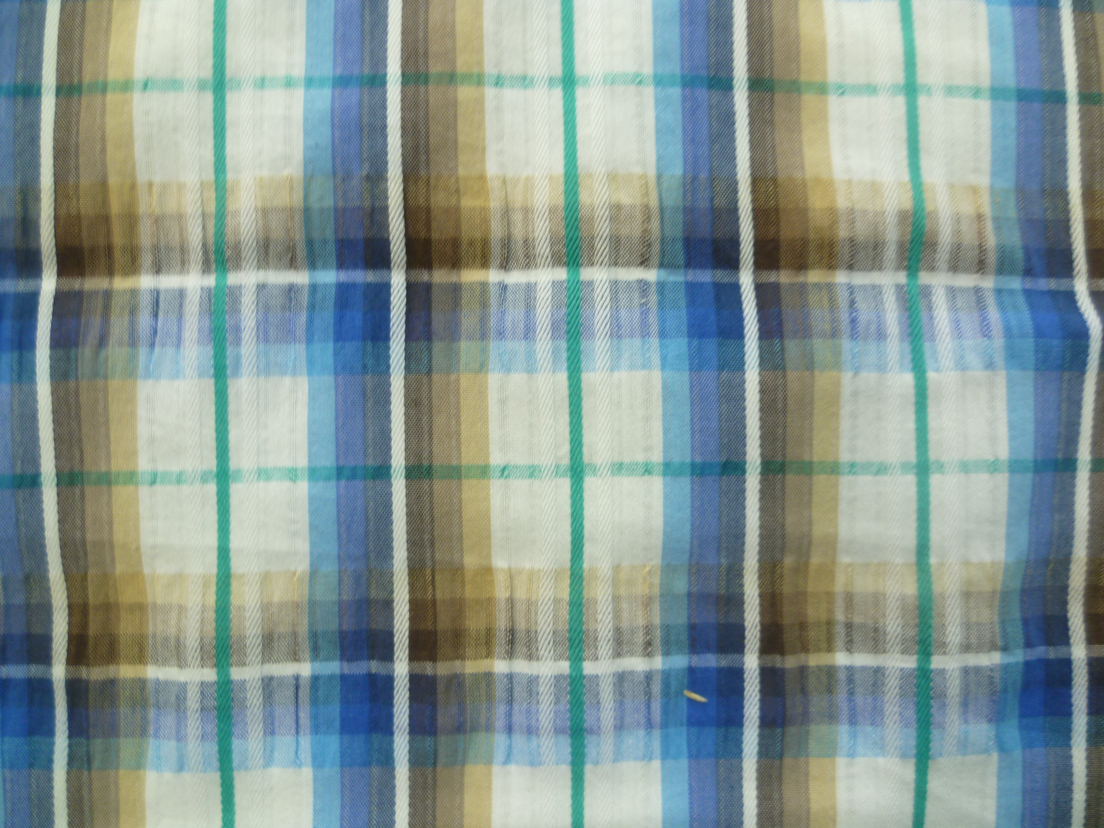 Multicolour Plaid Cotton Blazer Shirting