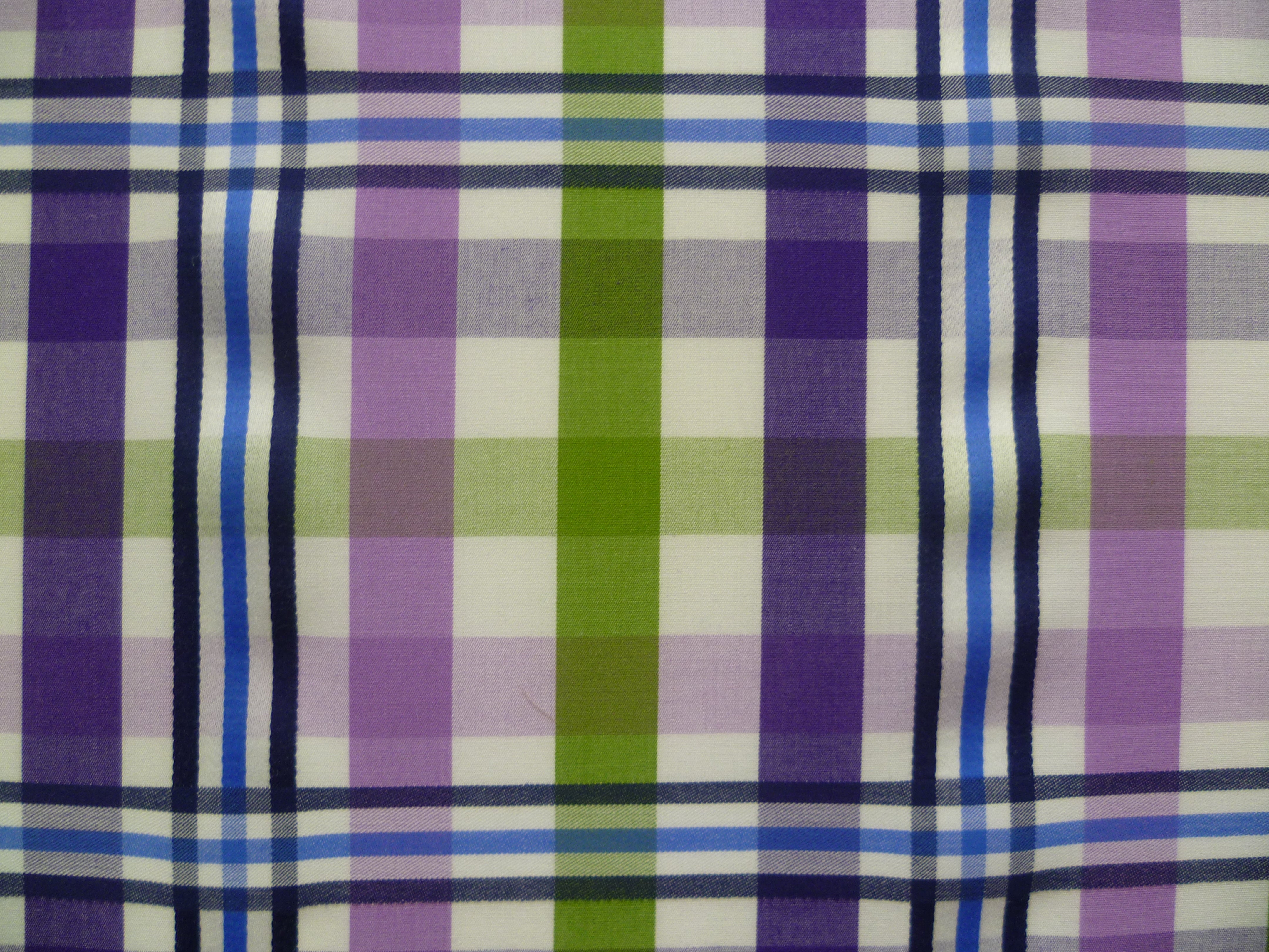 Multicolour Plaid Cotton Shirting