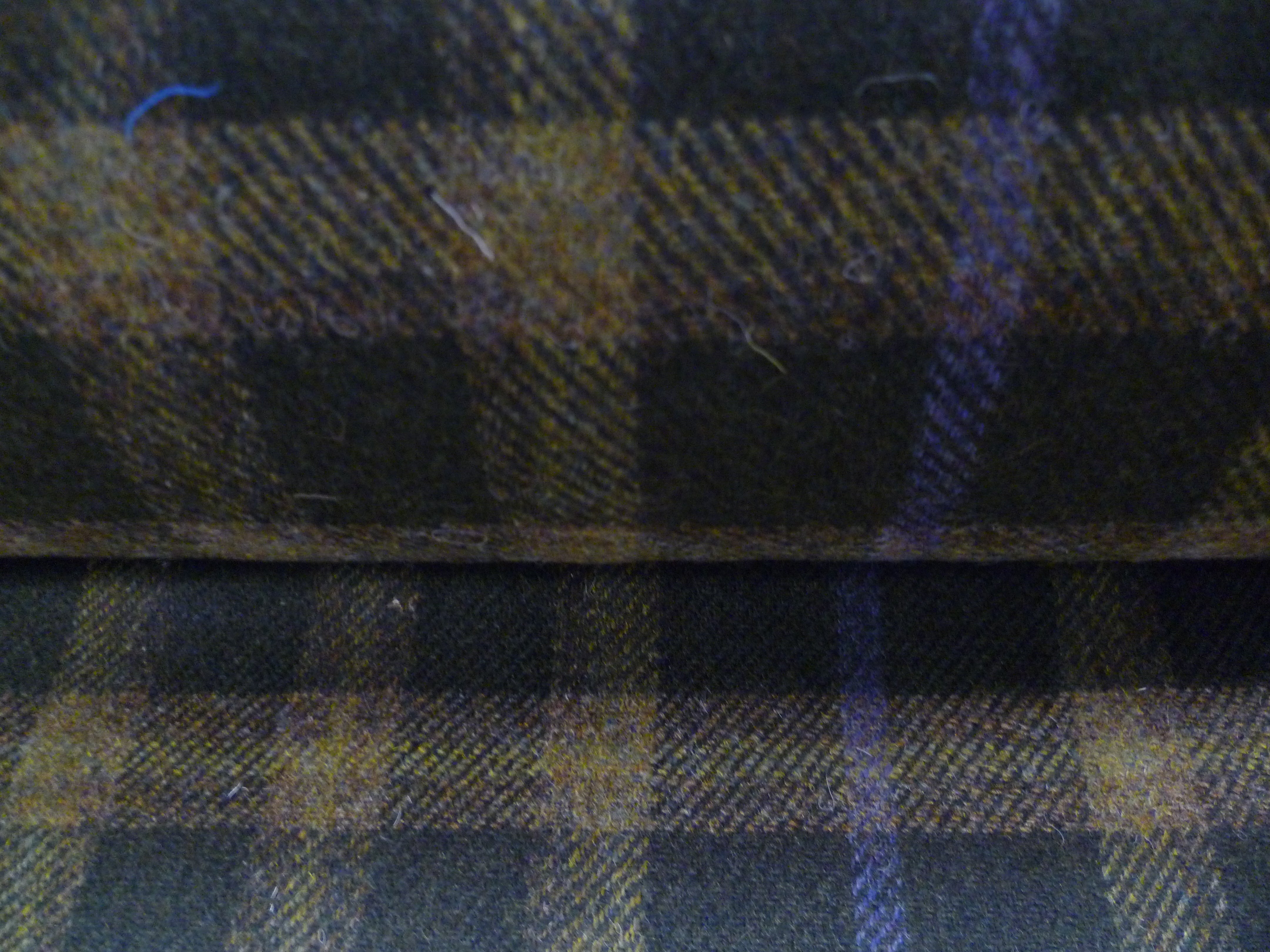 Multicolour Plaid Wool Blazer Coating