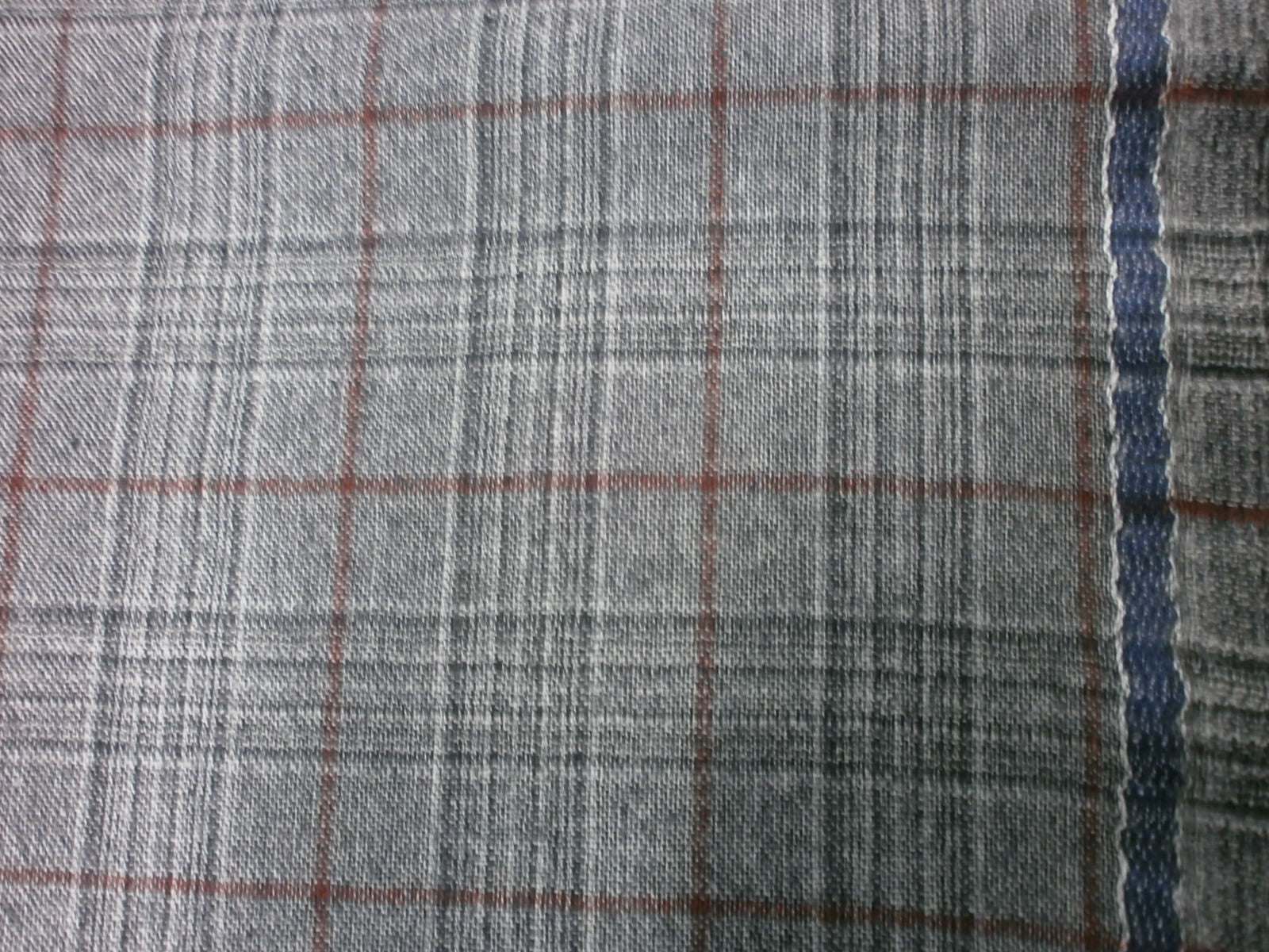 Multicolour Plaid Wool Blazer Suiting