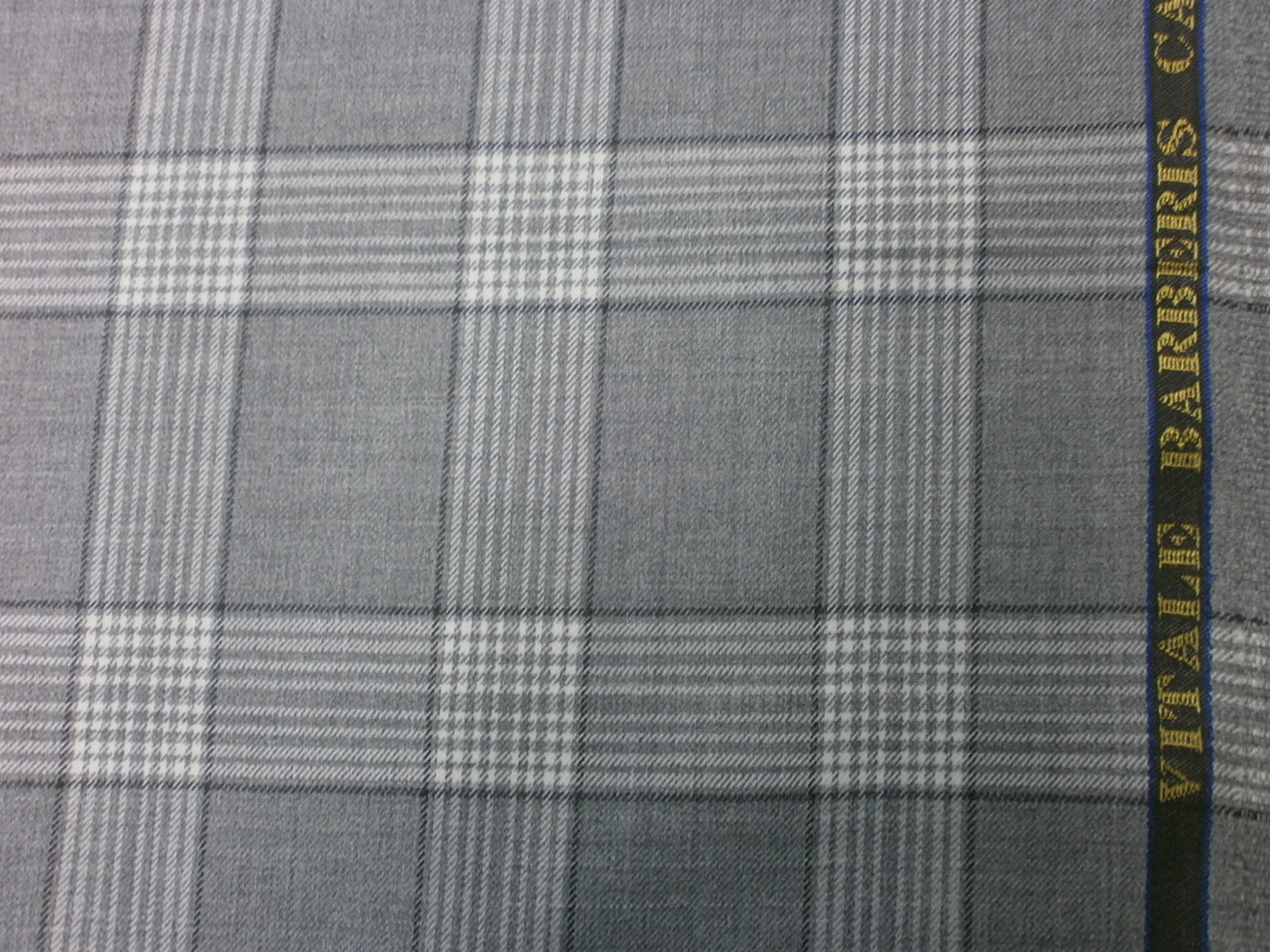 Multicolour Plaid Wool Blazer Suiting