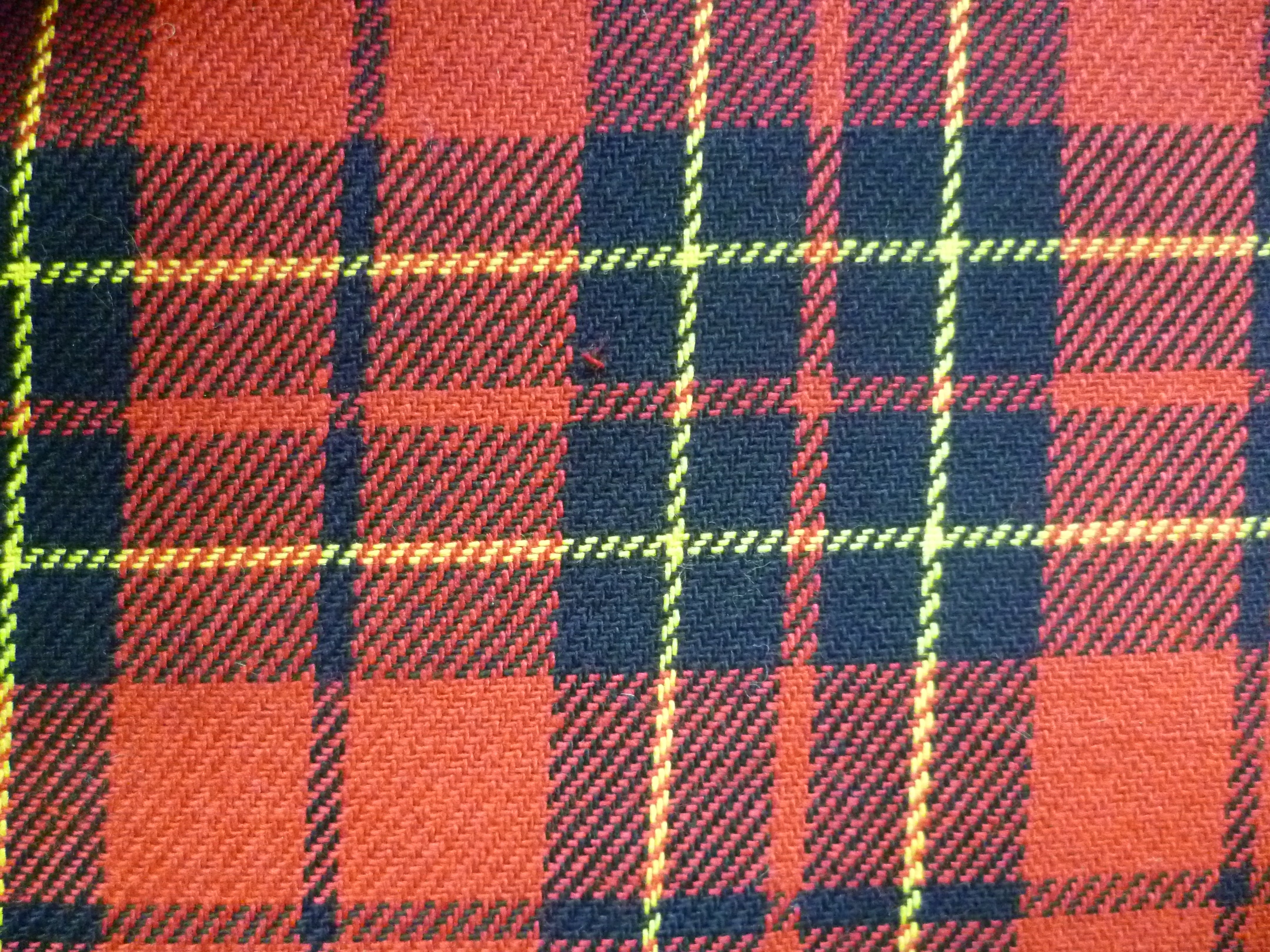 Multicolour Plaid Wool Blazer Suiting