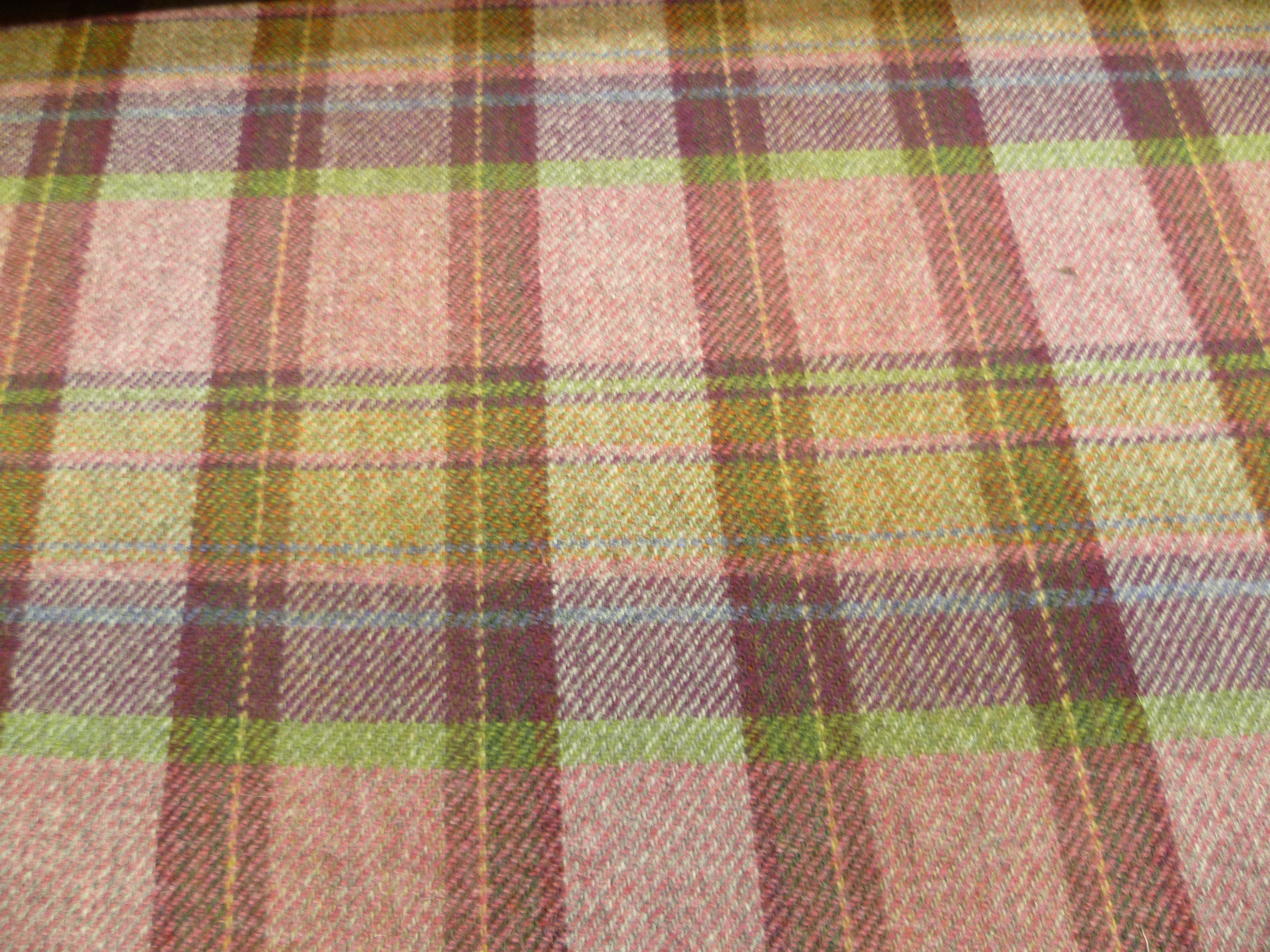 Multicolour Plaid Wool Coating
