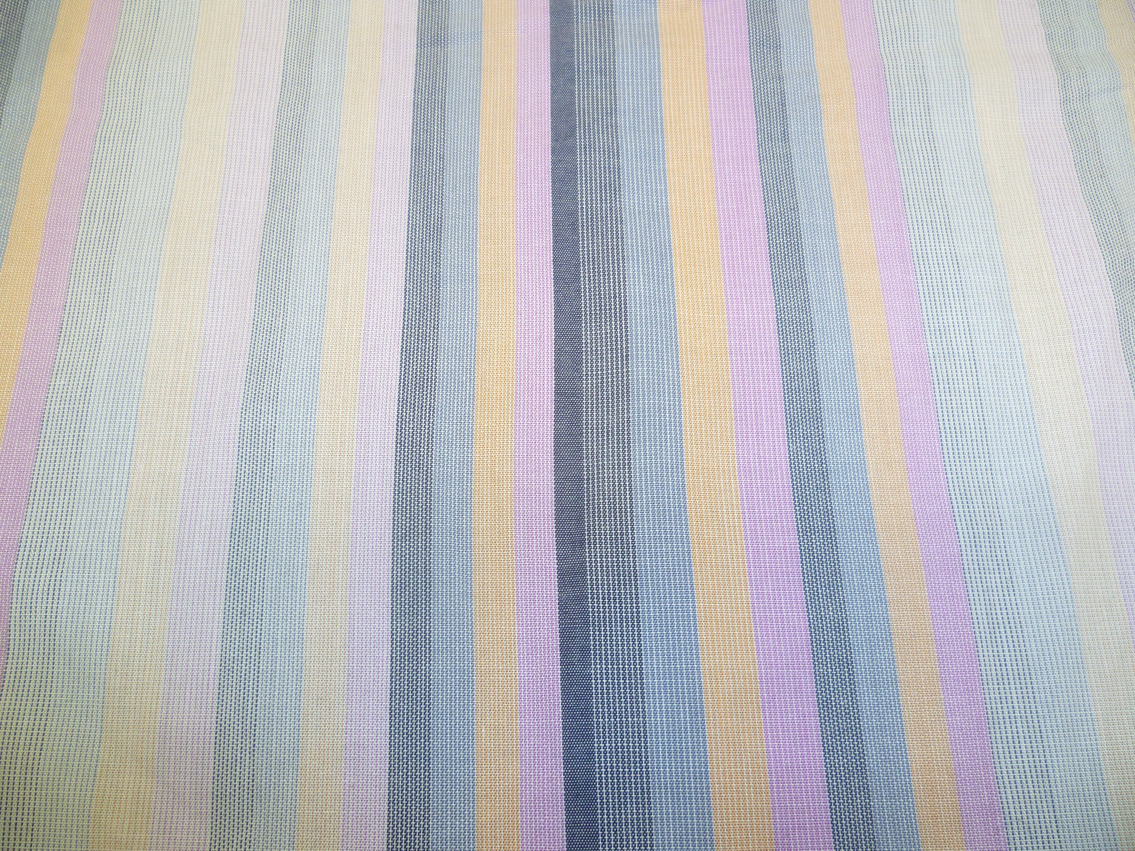 Multicolour Stripe Egyptian Cotton Shirting