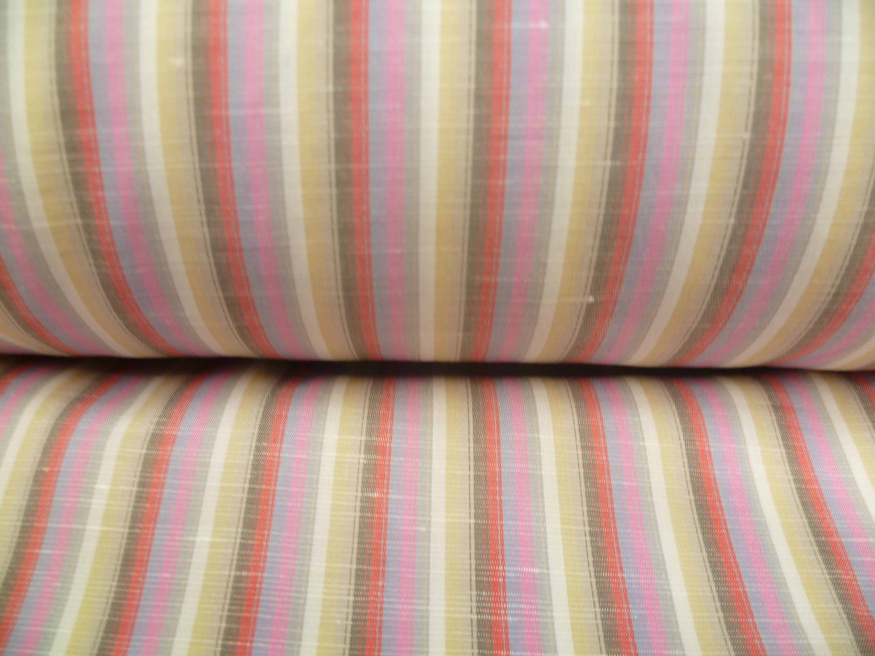 Multicolour Stripe Linen Shirting