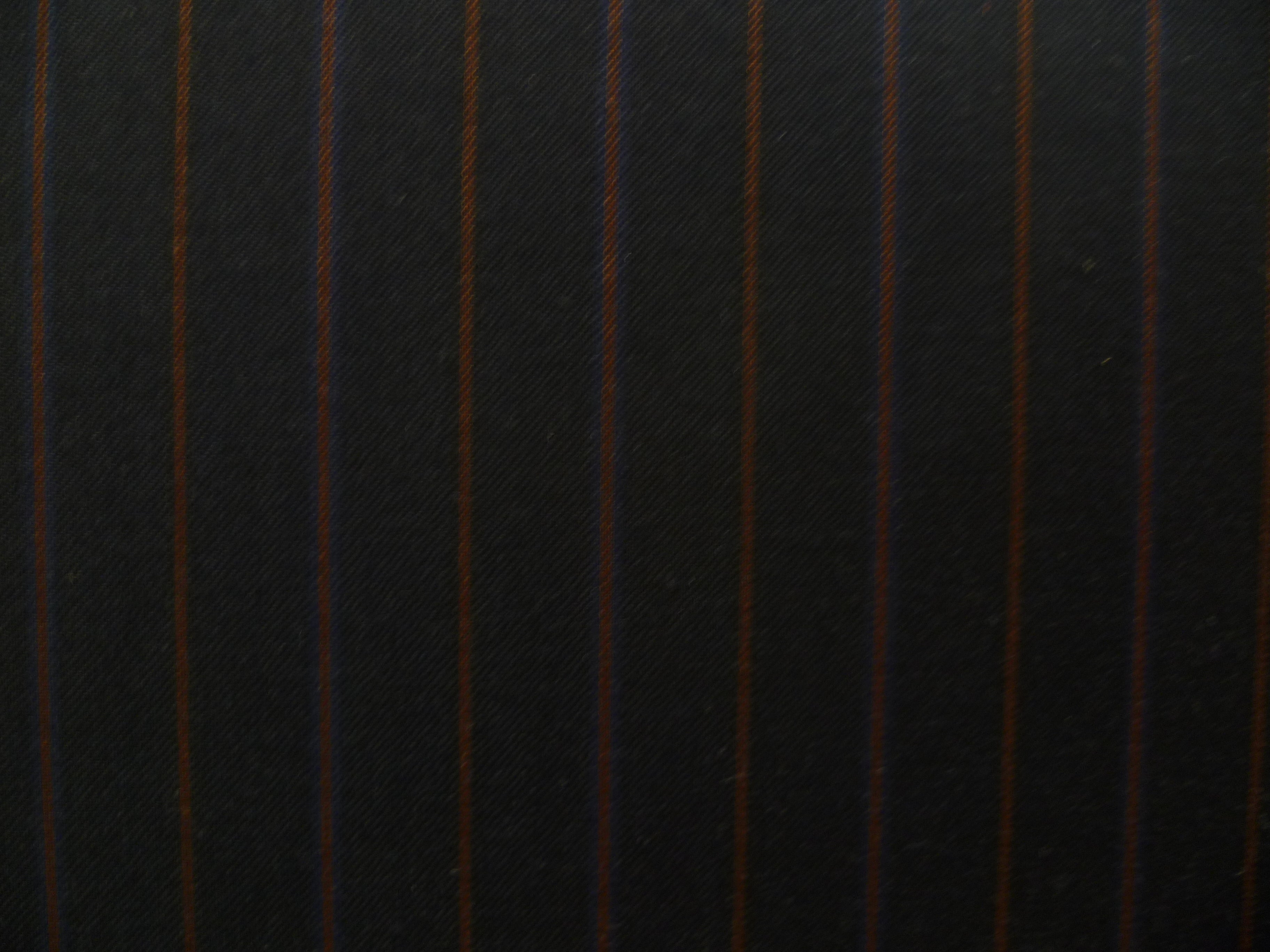 Multicolour Stripe Worsted Wool Suiting 