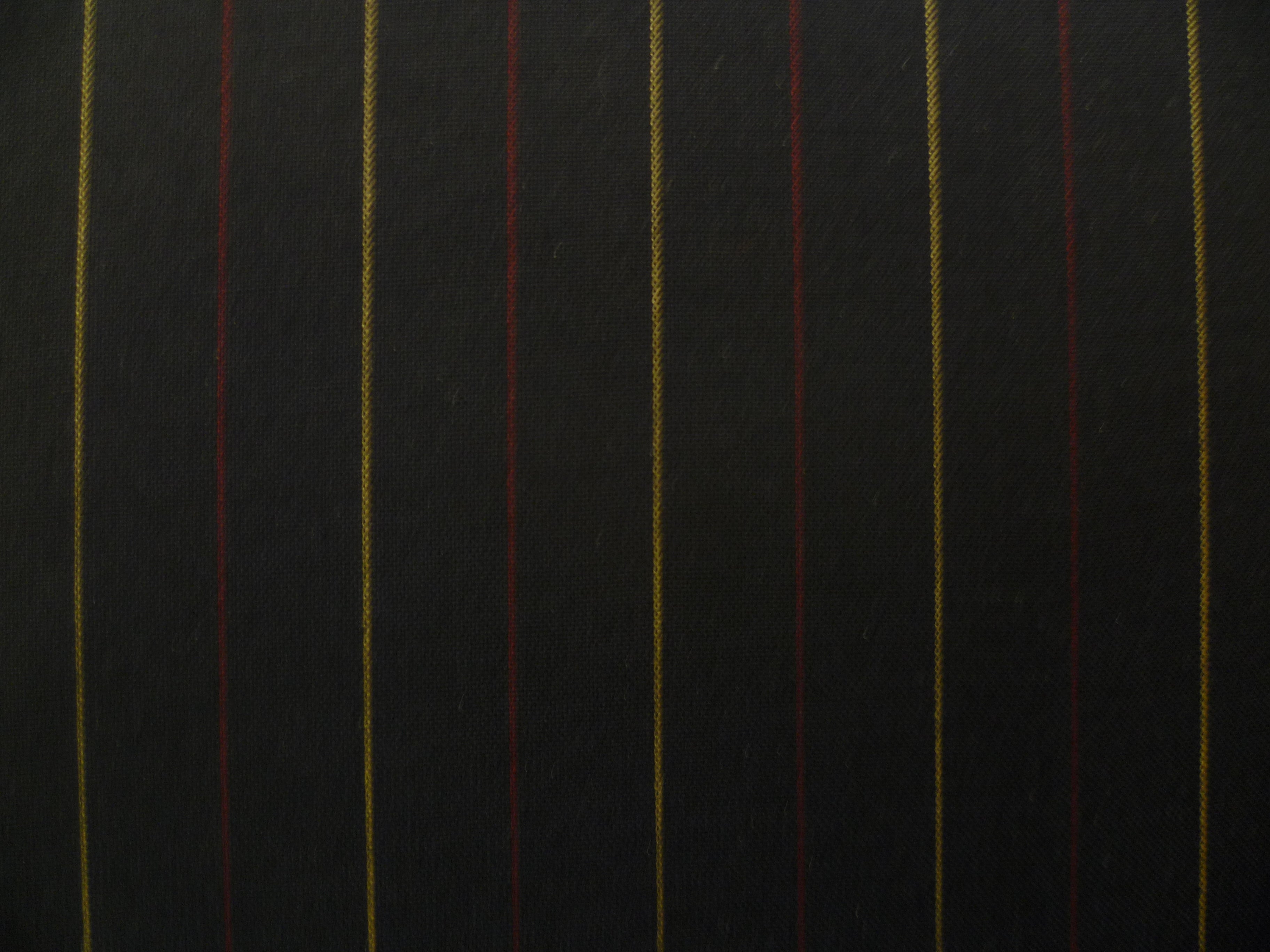 Multicolour Stripe Worsted Wool Suiting