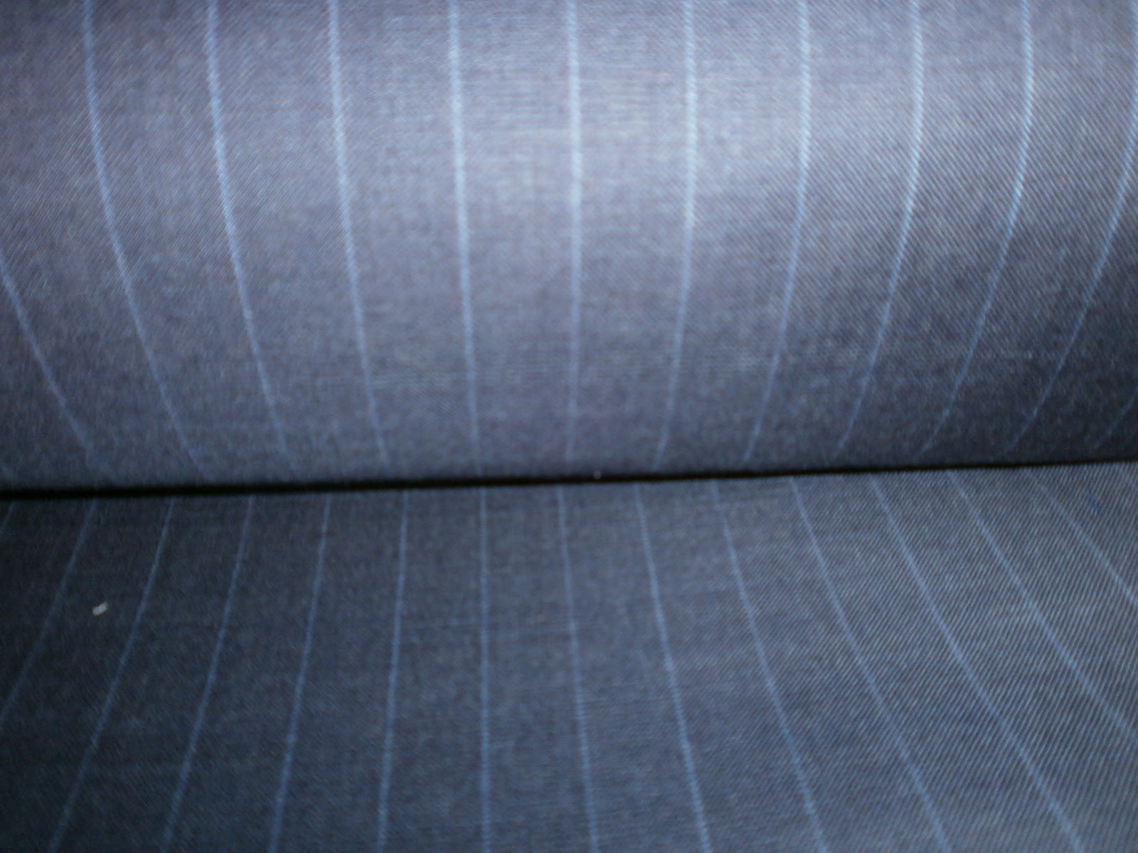 Navy Blue Chalk Stripe Wool Suiting