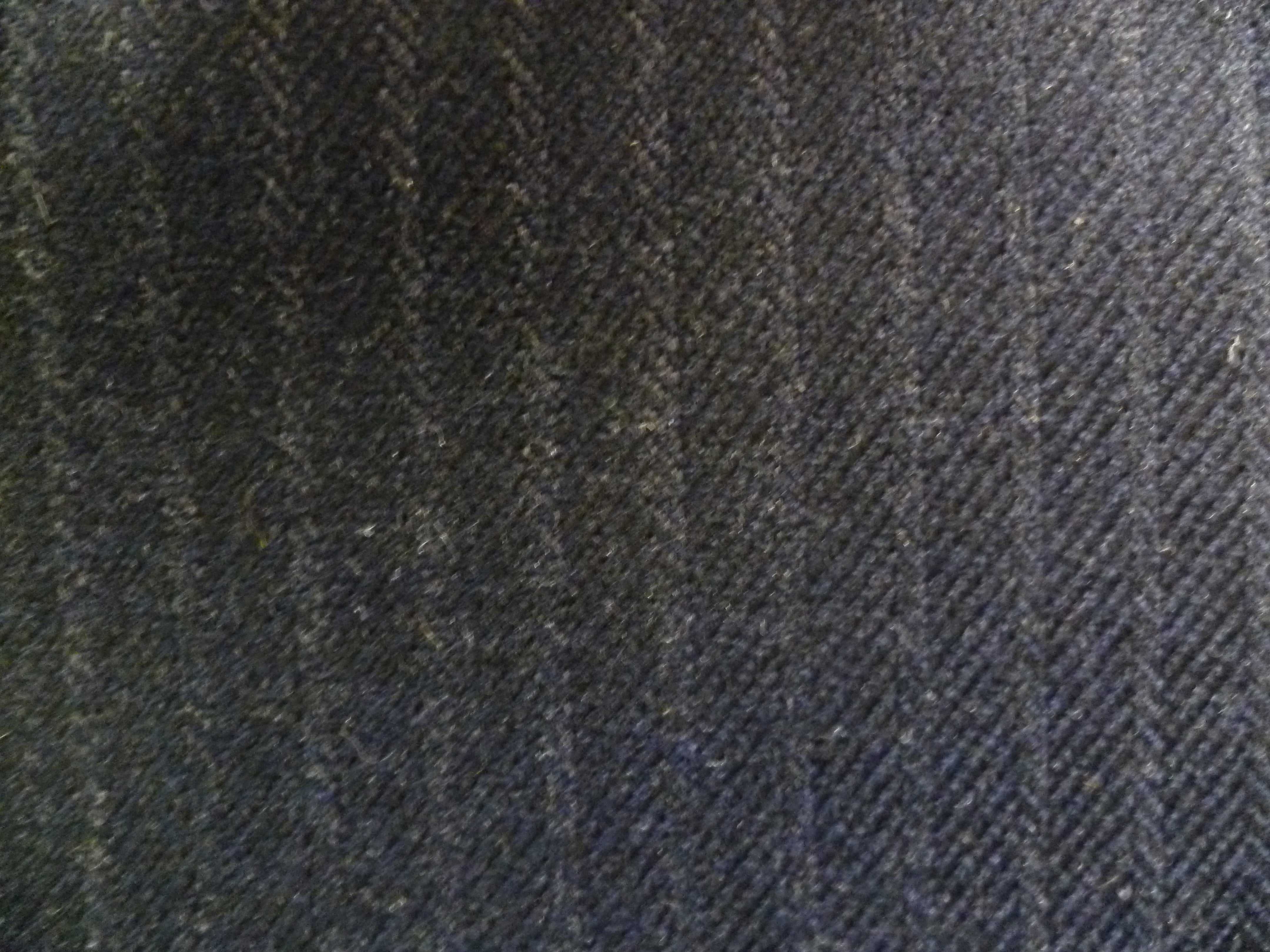 Navy Grey Stripe Wool Suiting