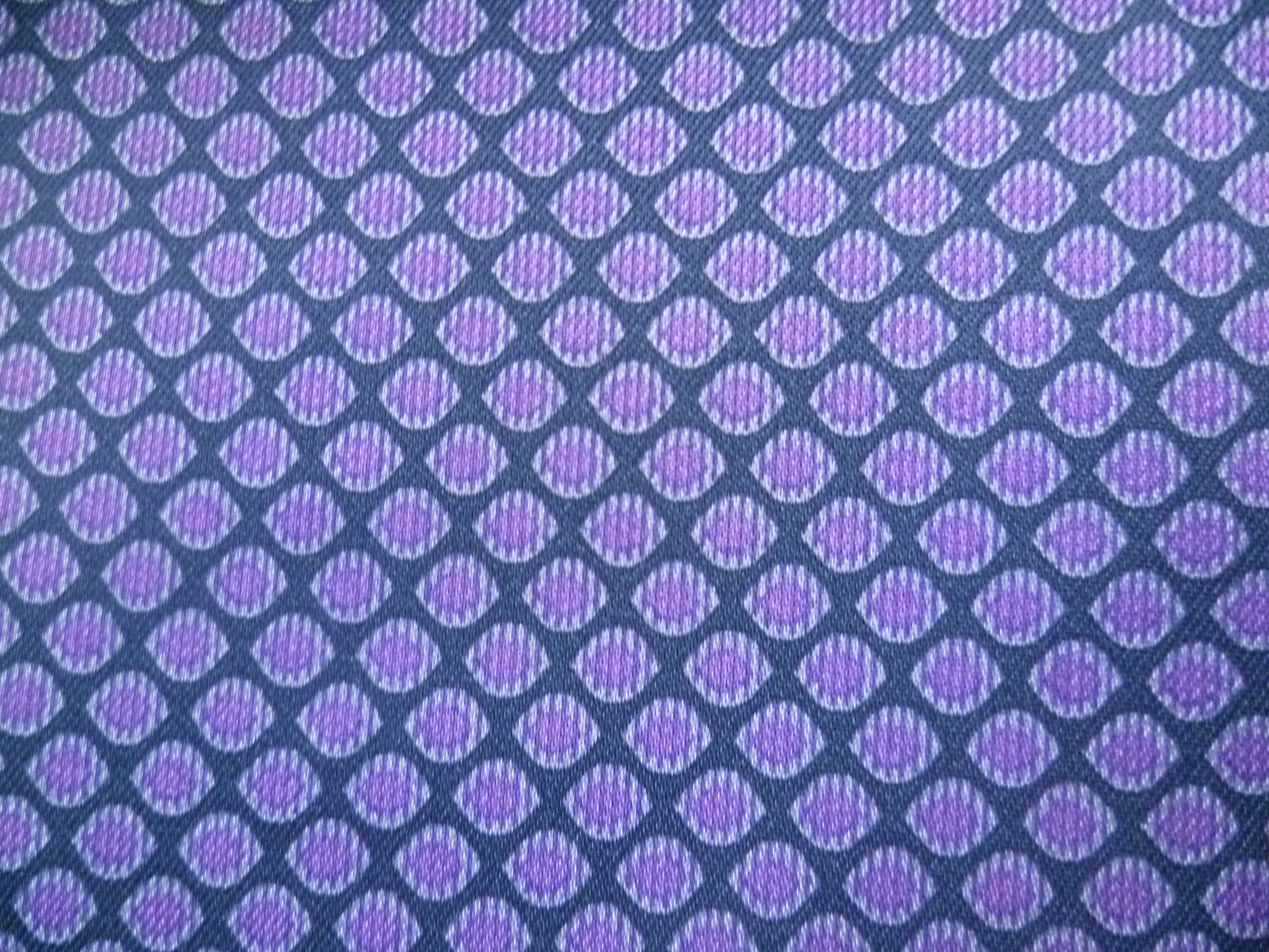 Navy Purple Pin Dot Bemberg Lining