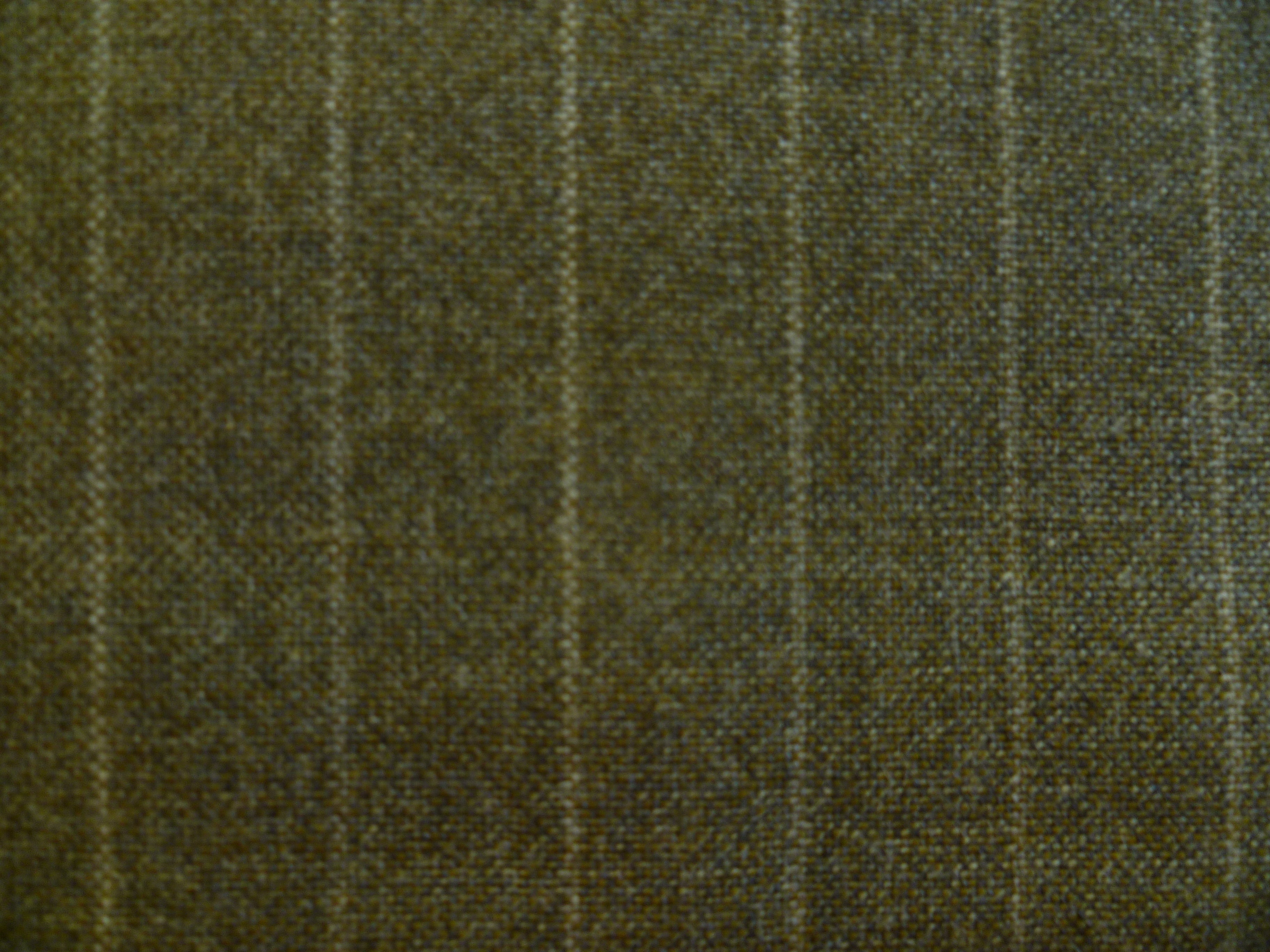 Olive Green Beige Stripe Wool Blazer Suiting