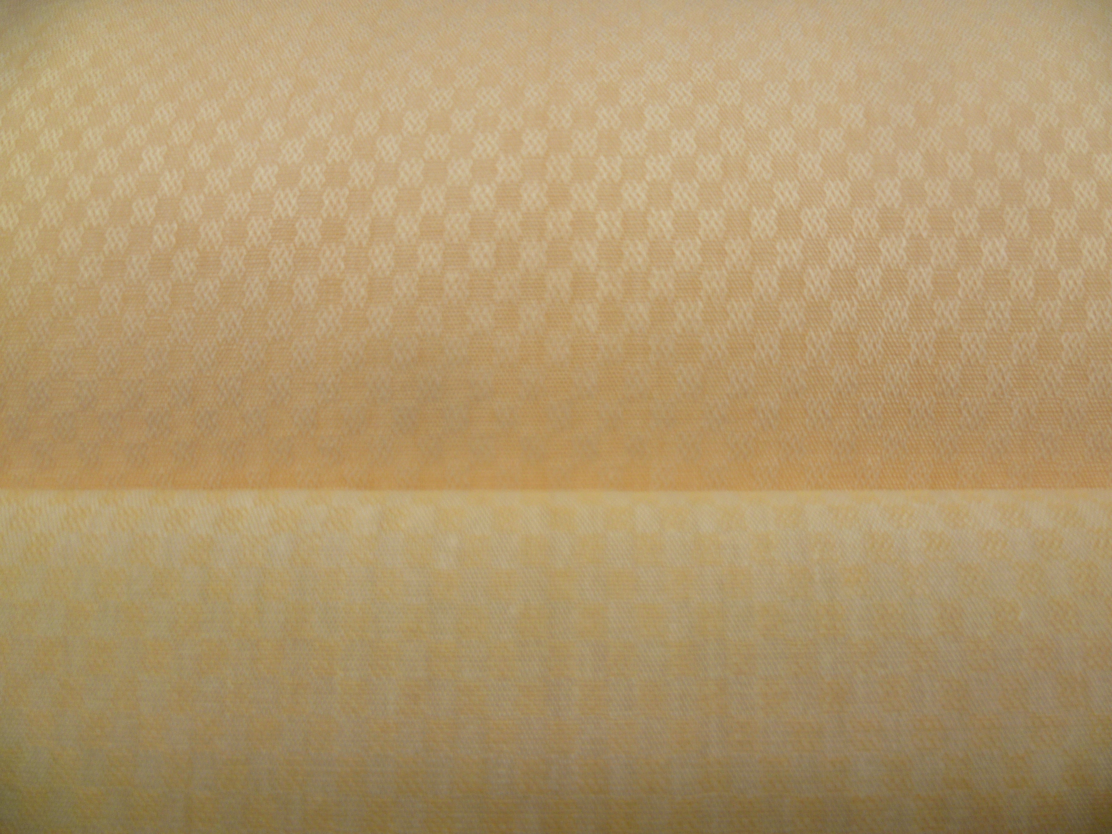 Peach Orange Check Cotton Shirting
