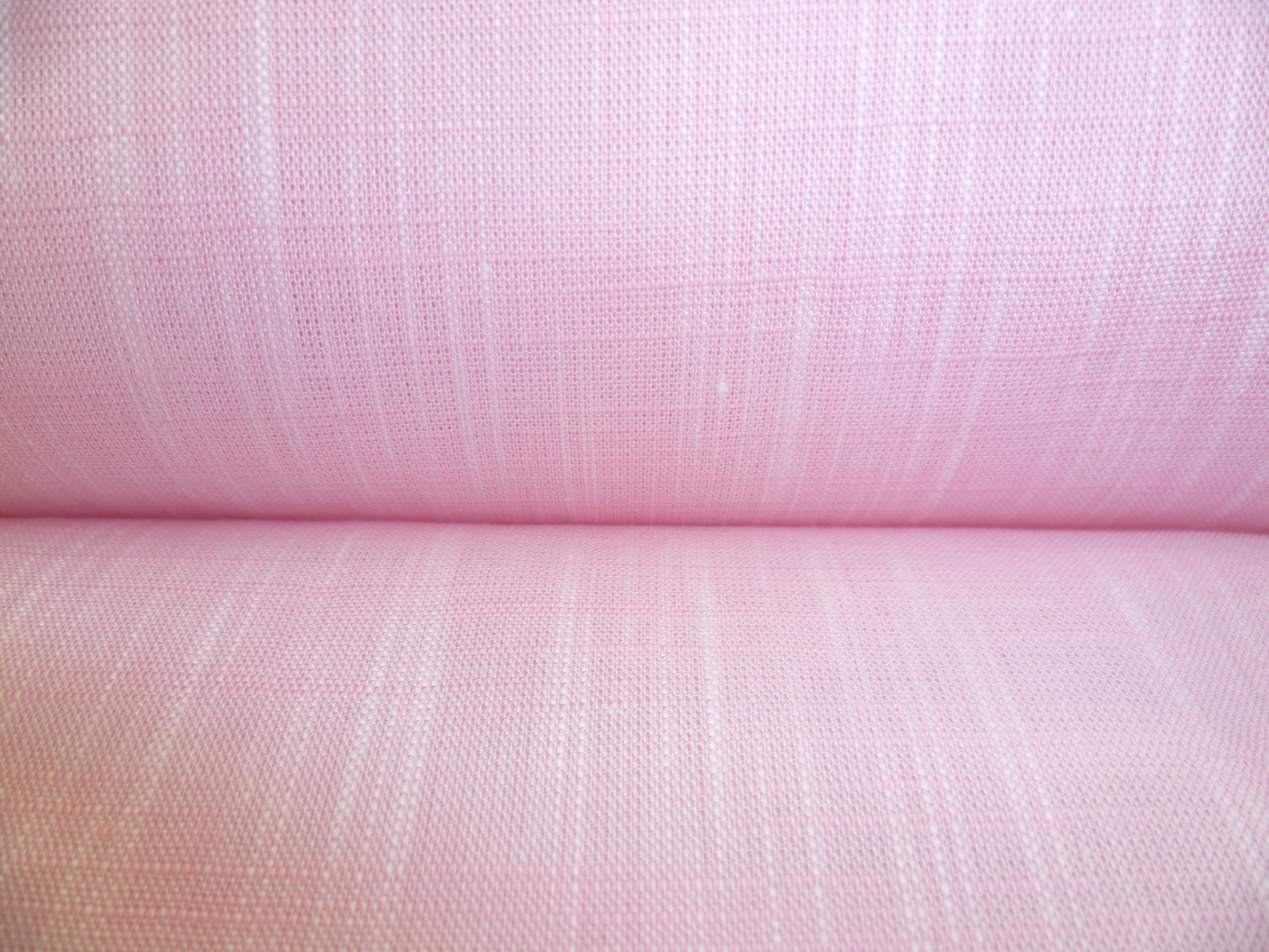 Pink Plain Linen Dresses Shirting