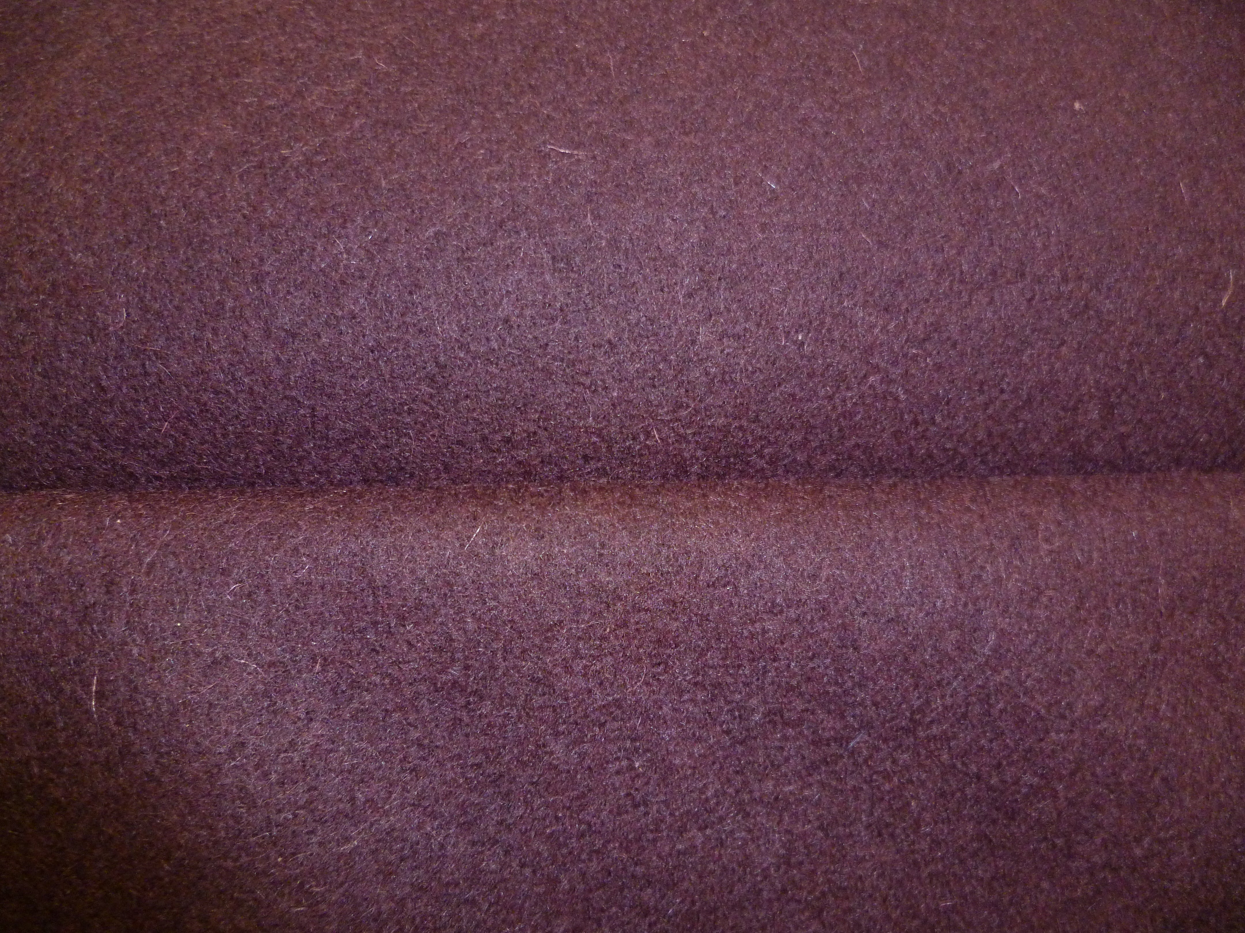 Purple Plum Plain Wool Coating Interior