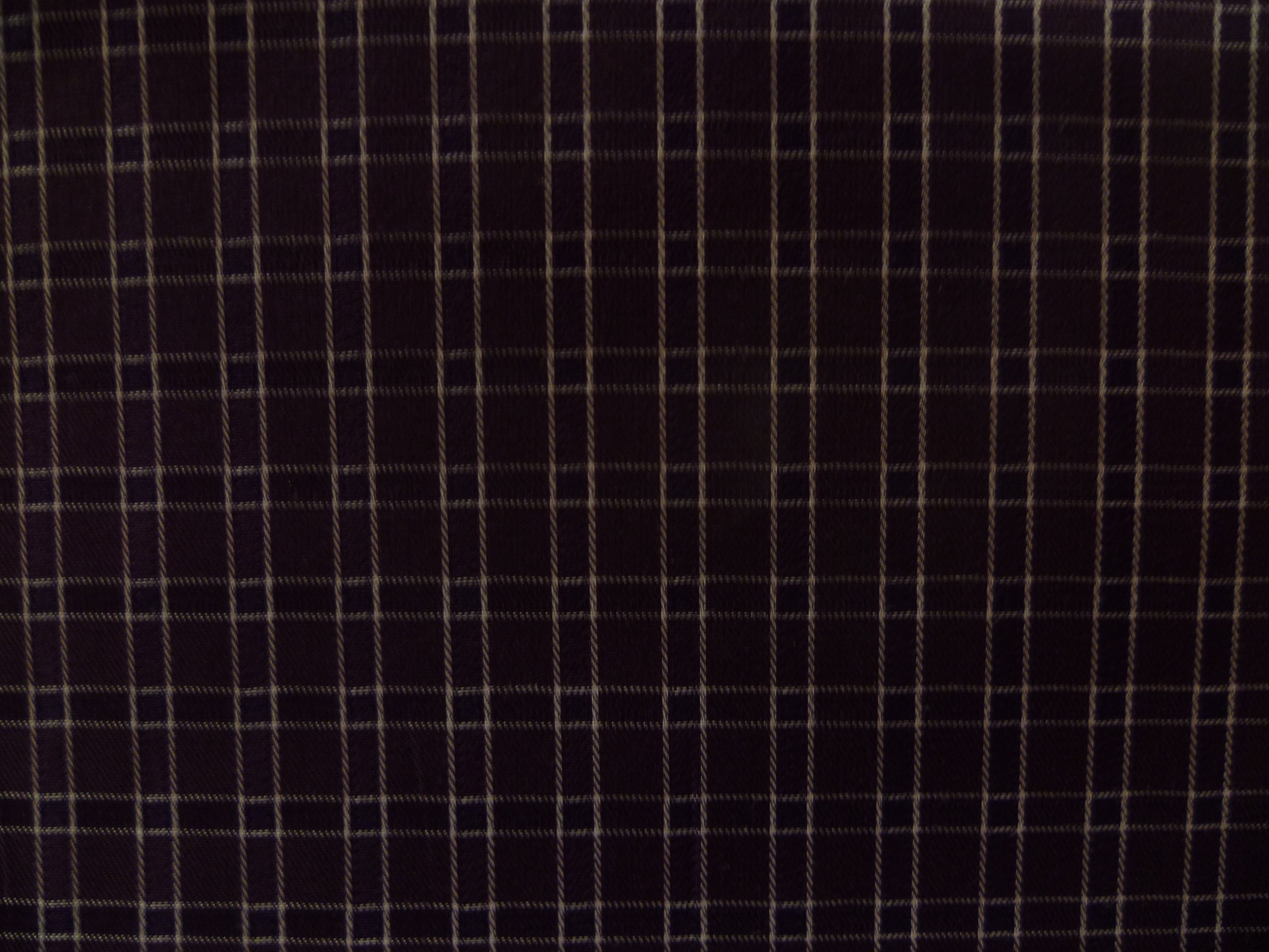Purple White Check Cotton Dresses Shirting