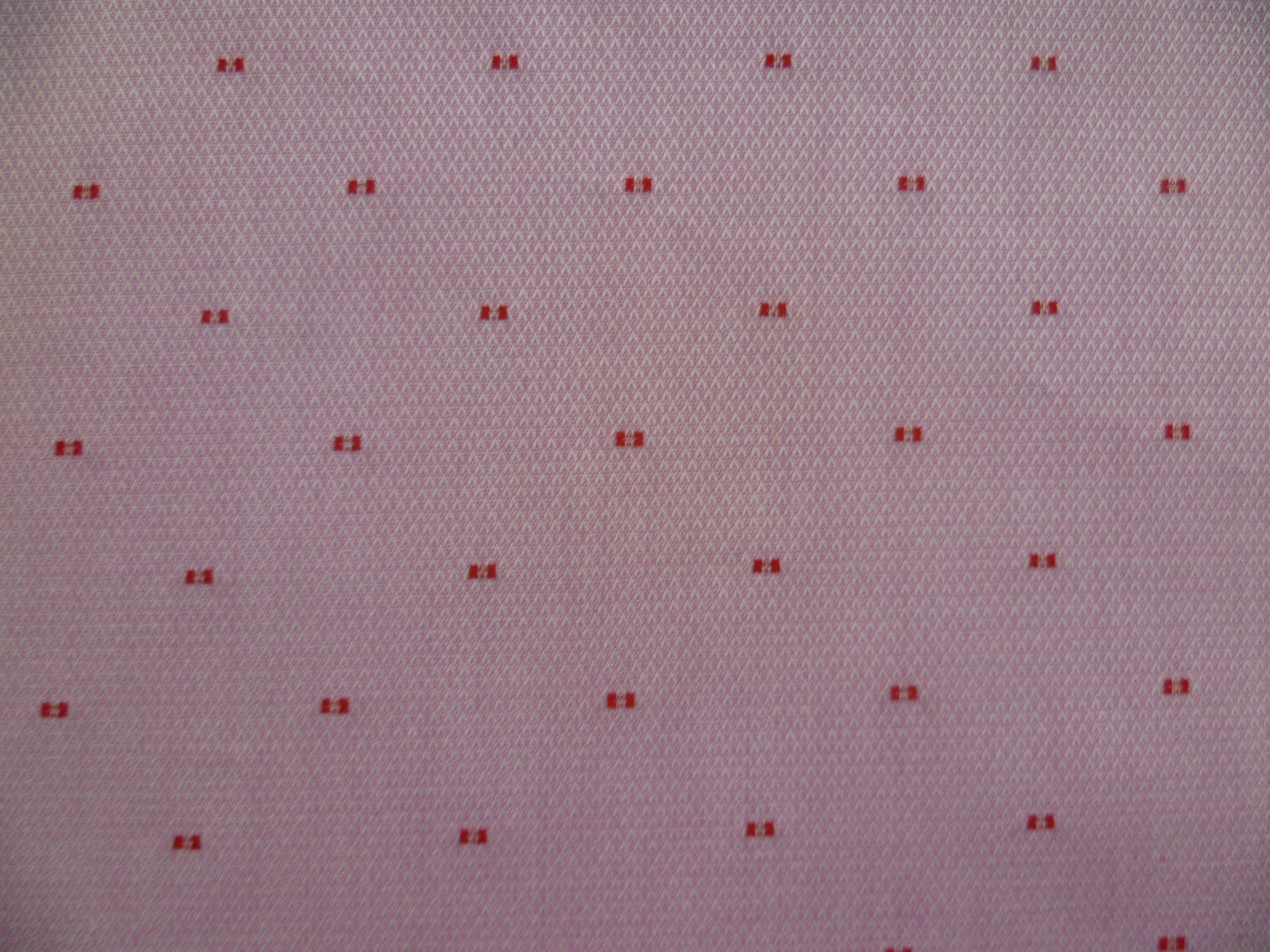 Red Pink Pin Dot Cotton Dresses Shirting