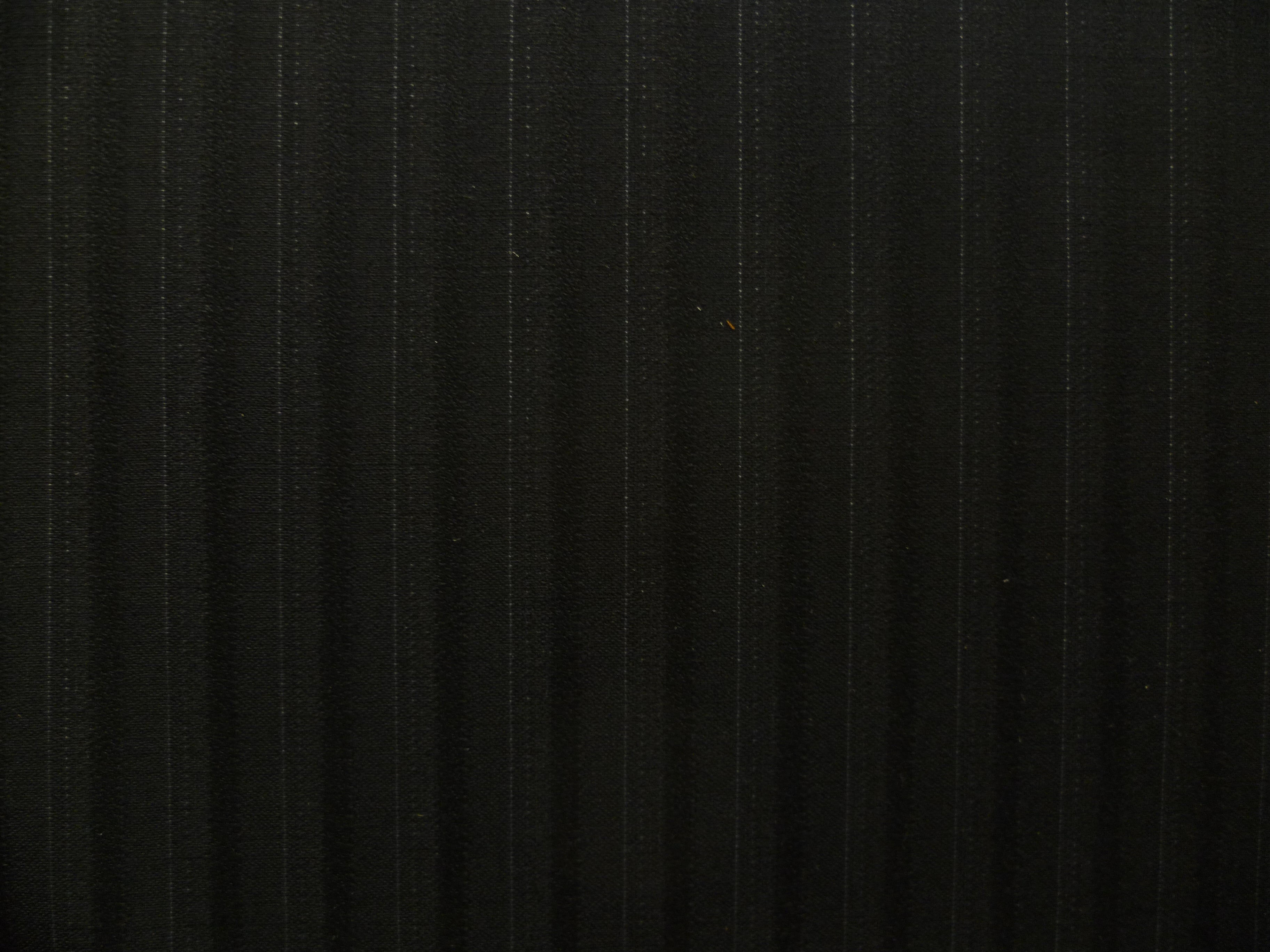 White Black Stripe Worsted Wool Suiting