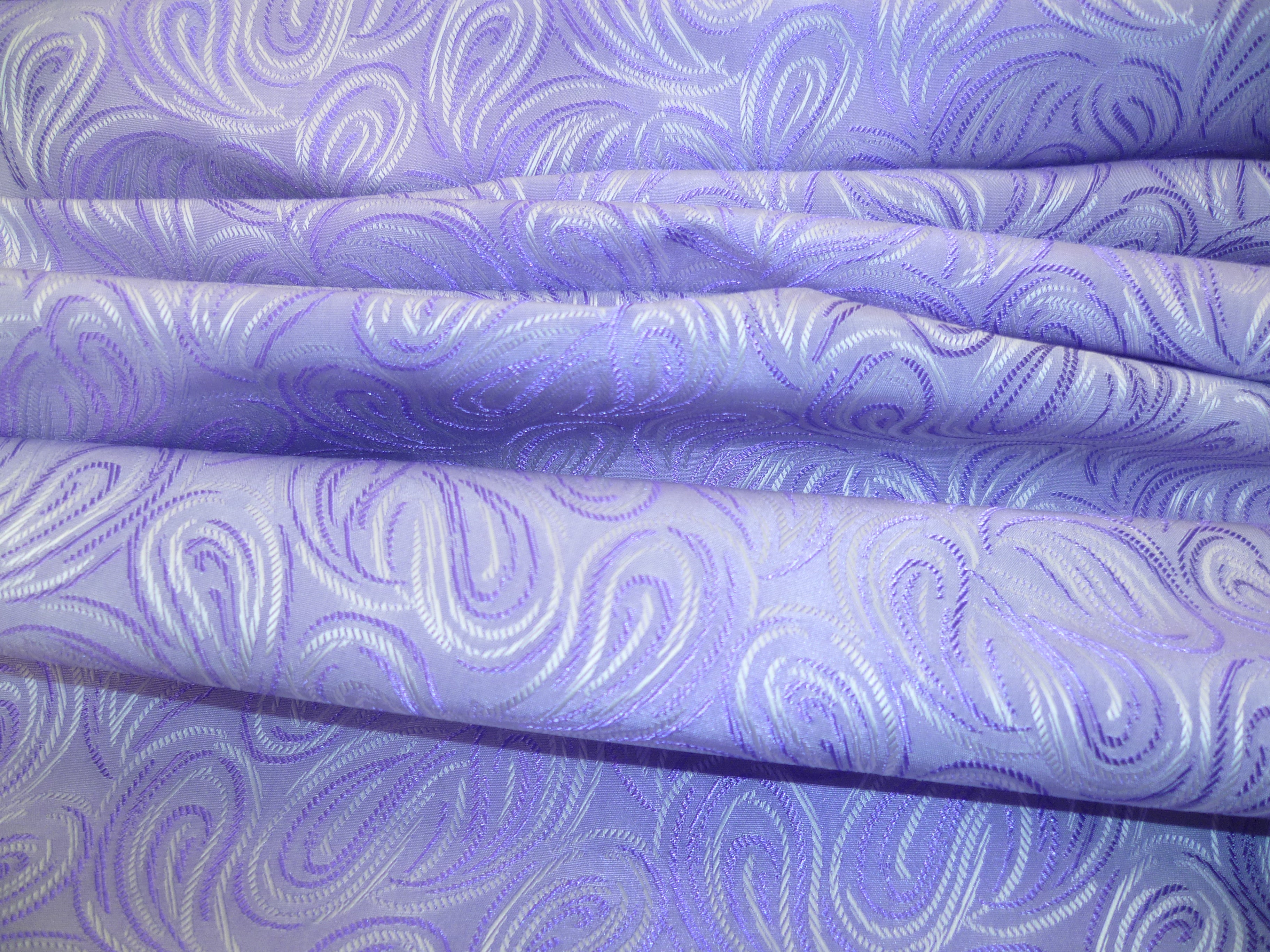 White Purple Paisley Silk Rayon Blazer